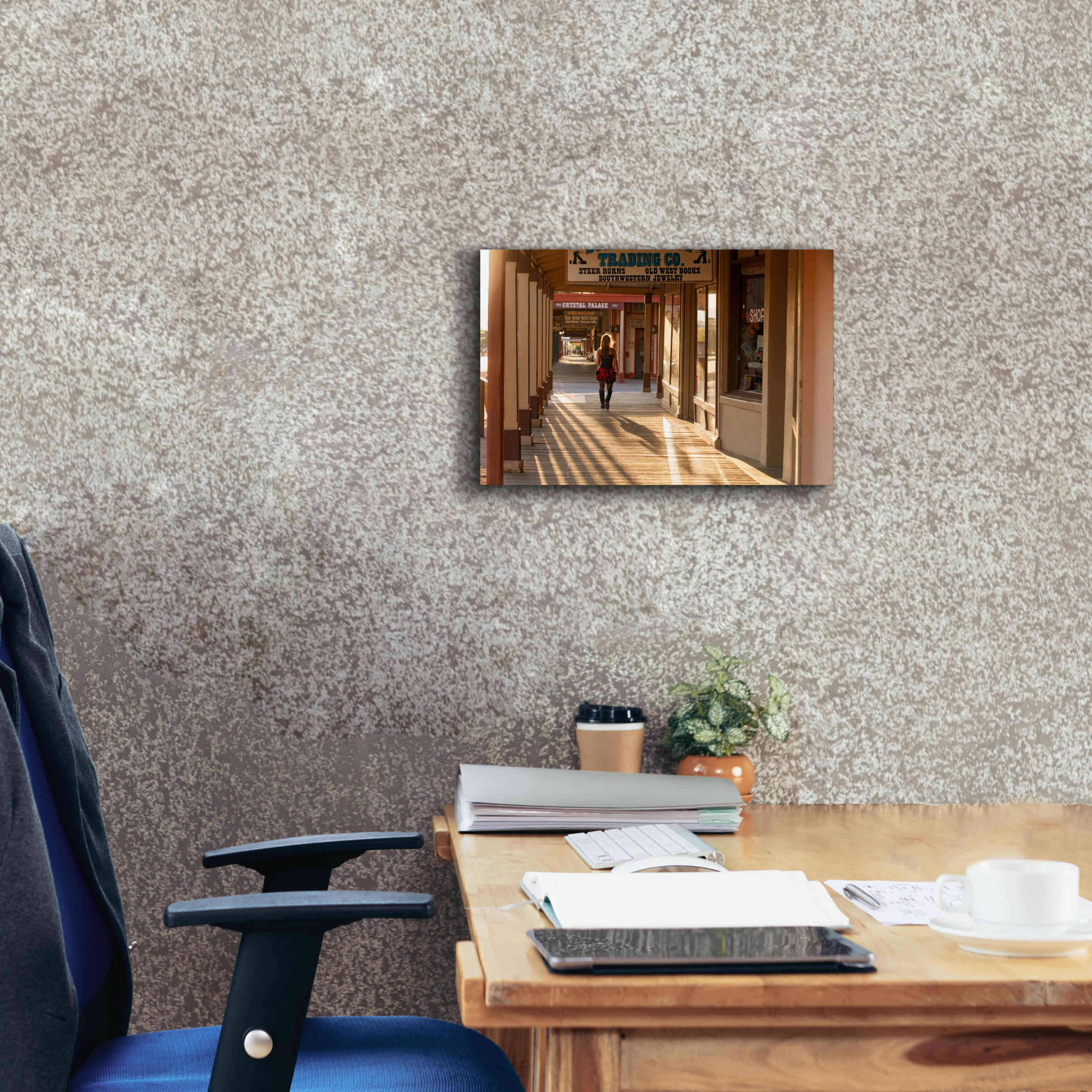 'Tombstone Lady' by Mike Jones, Giclee Canvas Wall Art,18 x 12