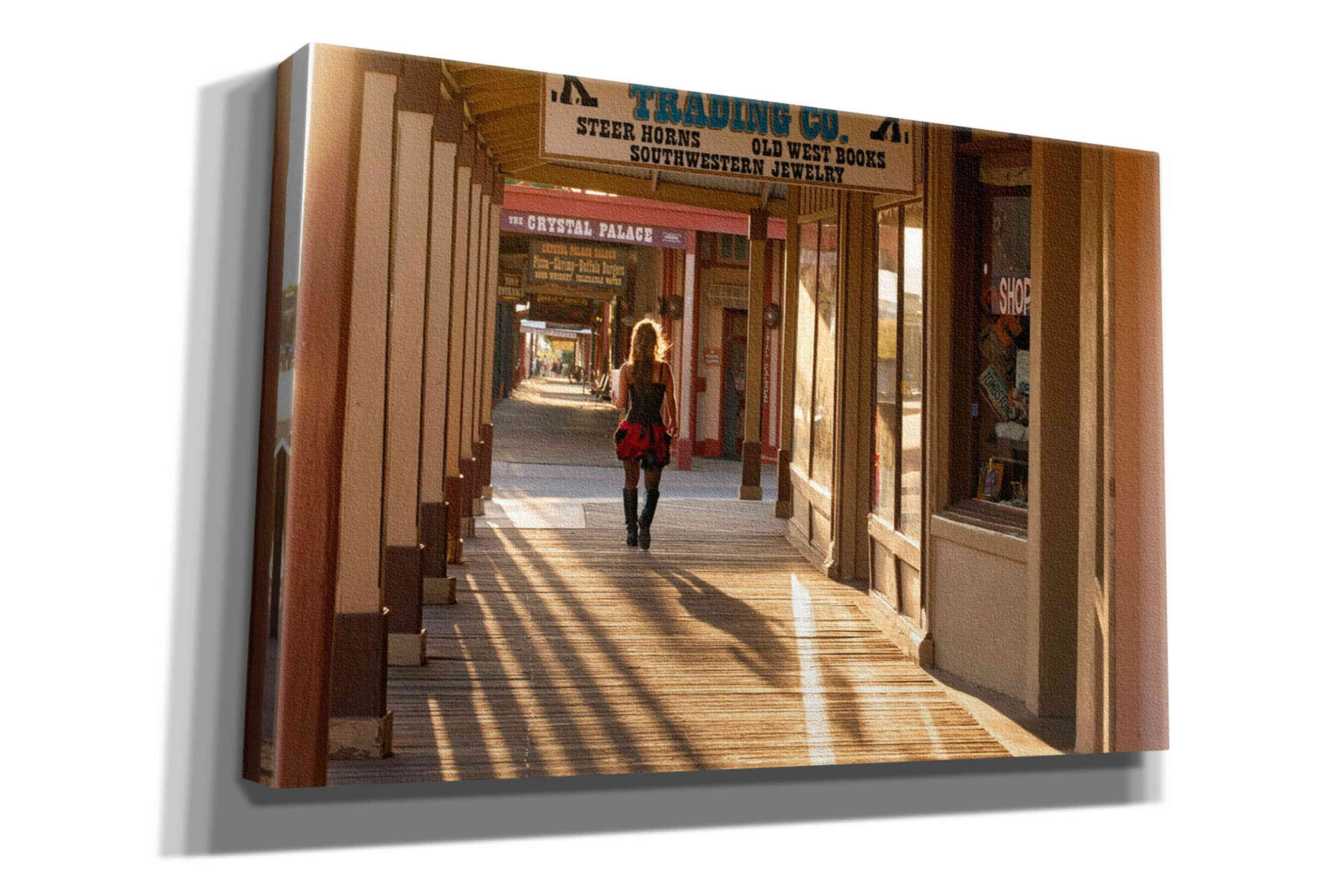 'Tombstone Lady' by Mike Jones, Giclee Canvas Wall Art