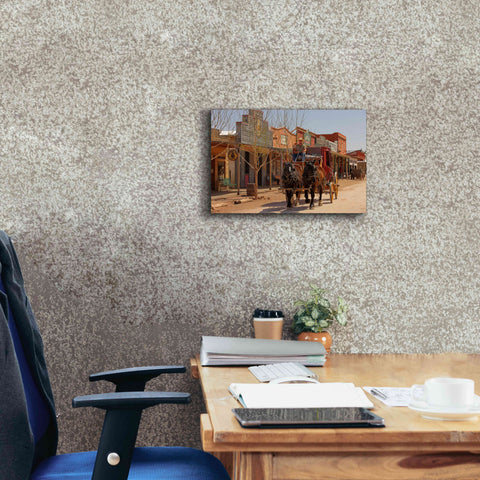 Image of 'Tombstone X' by Mike Jones, Giclee Canvas Wall Art,18 x 12