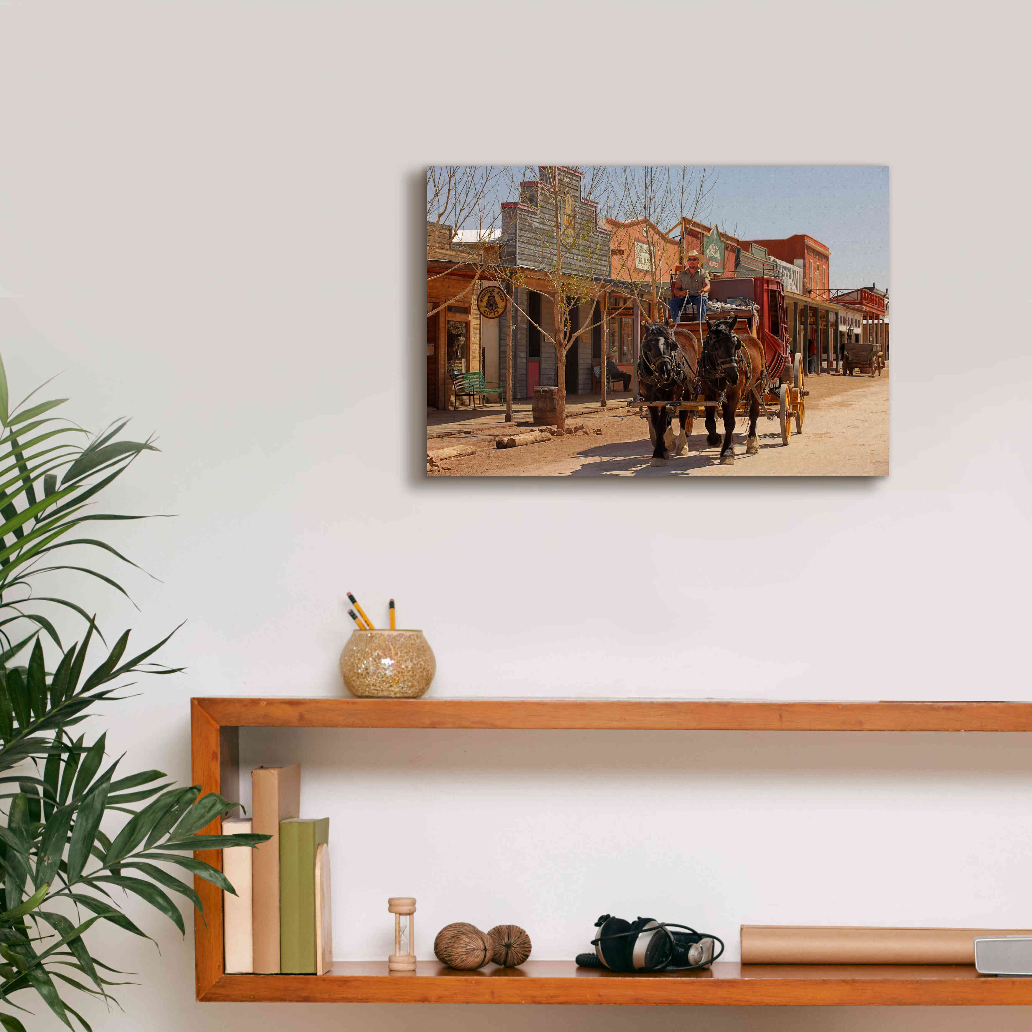 'Tombstone X' by Mike Jones, Giclee Canvas Wall Art,18 x 12