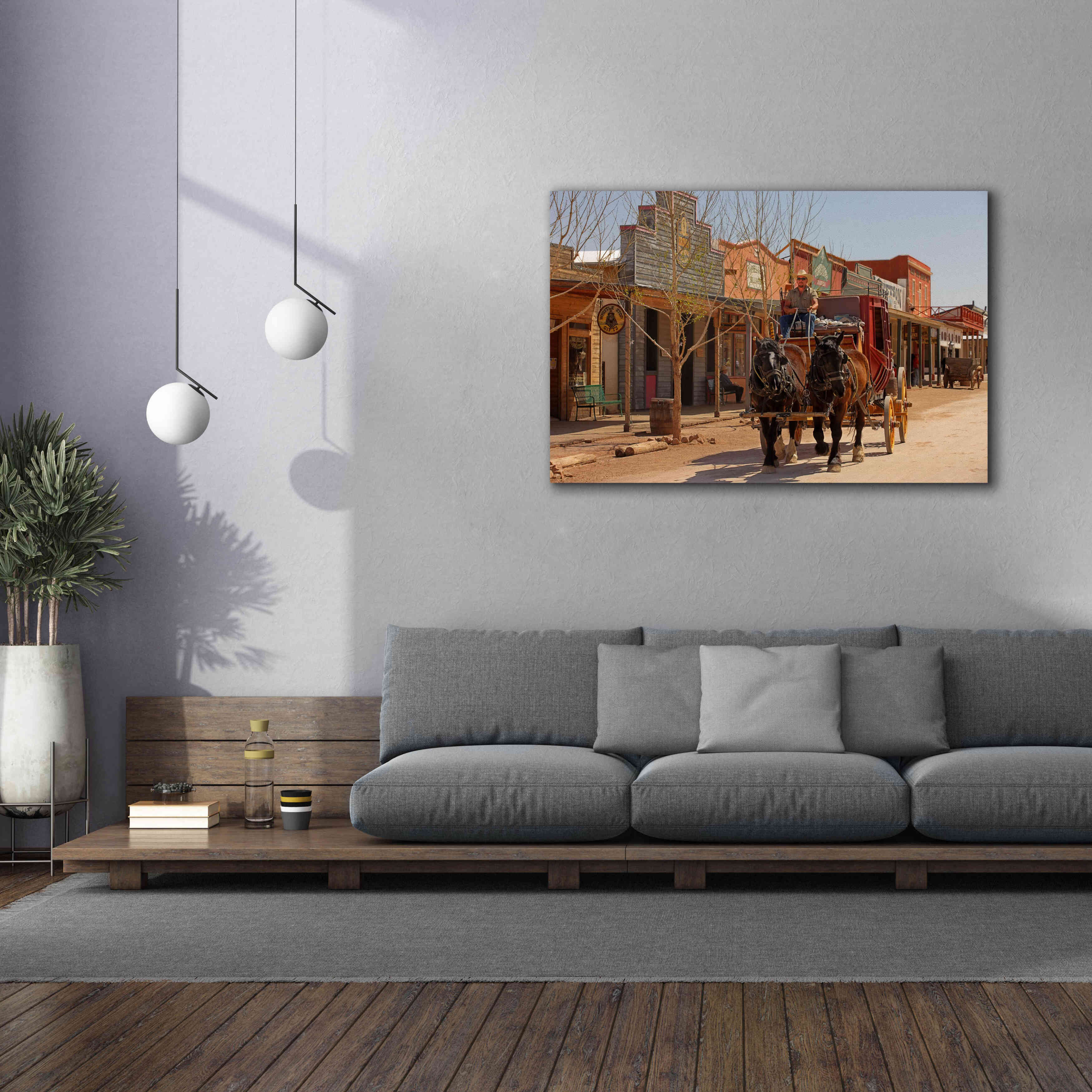 'Tombstone X' by Mike Jones, Giclee Canvas Wall Art,60 x 40