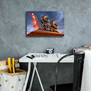 'Tucumcari Sculpture' by Mike Jones, Giclee Canvas Wall Art,18 x 12