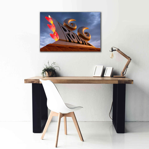 Image of 'Tucumcari Sculpture' by Mike Jones, Giclee Canvas Wall Art,40 x 26