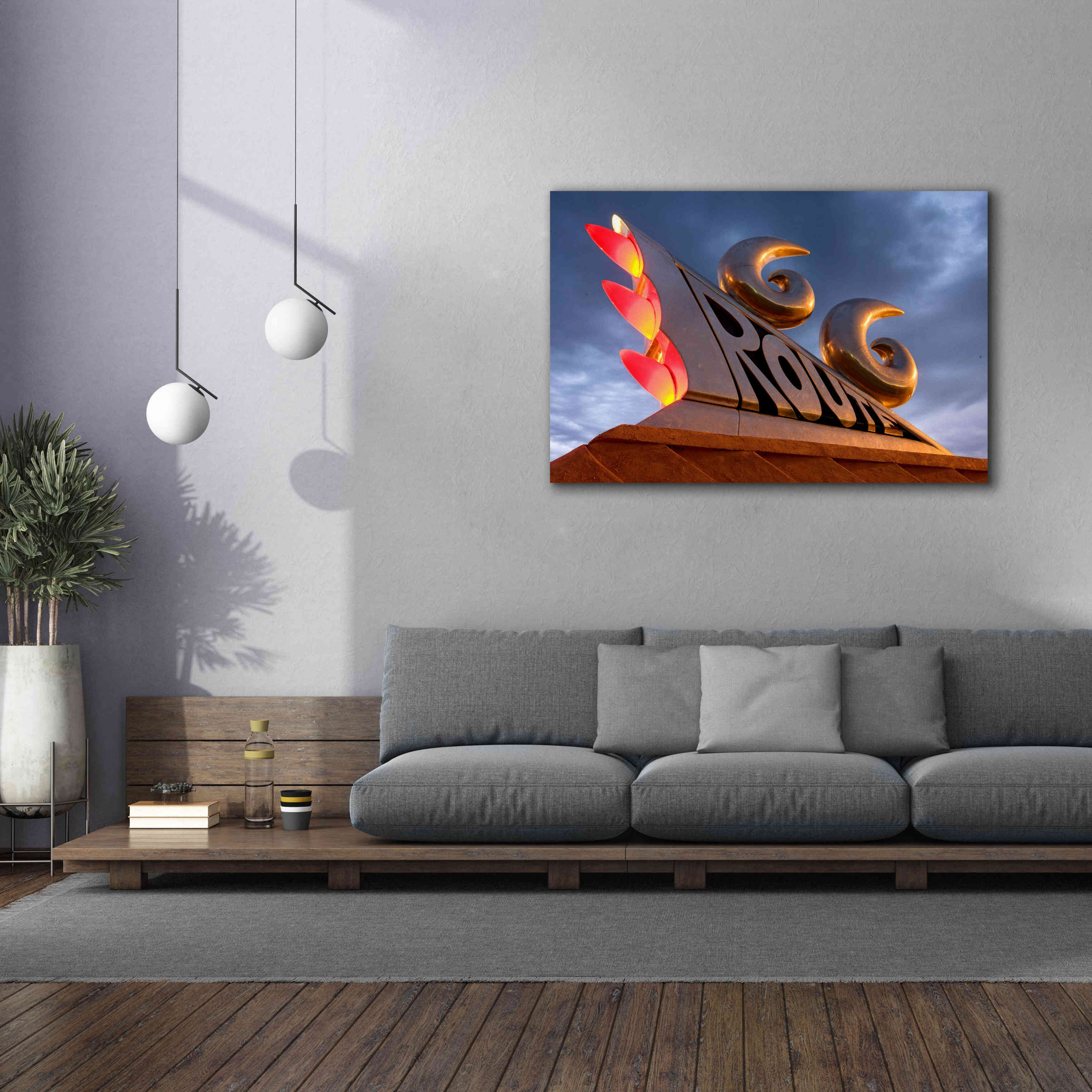 'Tucumcari Sculpture' by Mike Jones, Giclee Canvas Wall Art,60 x 40