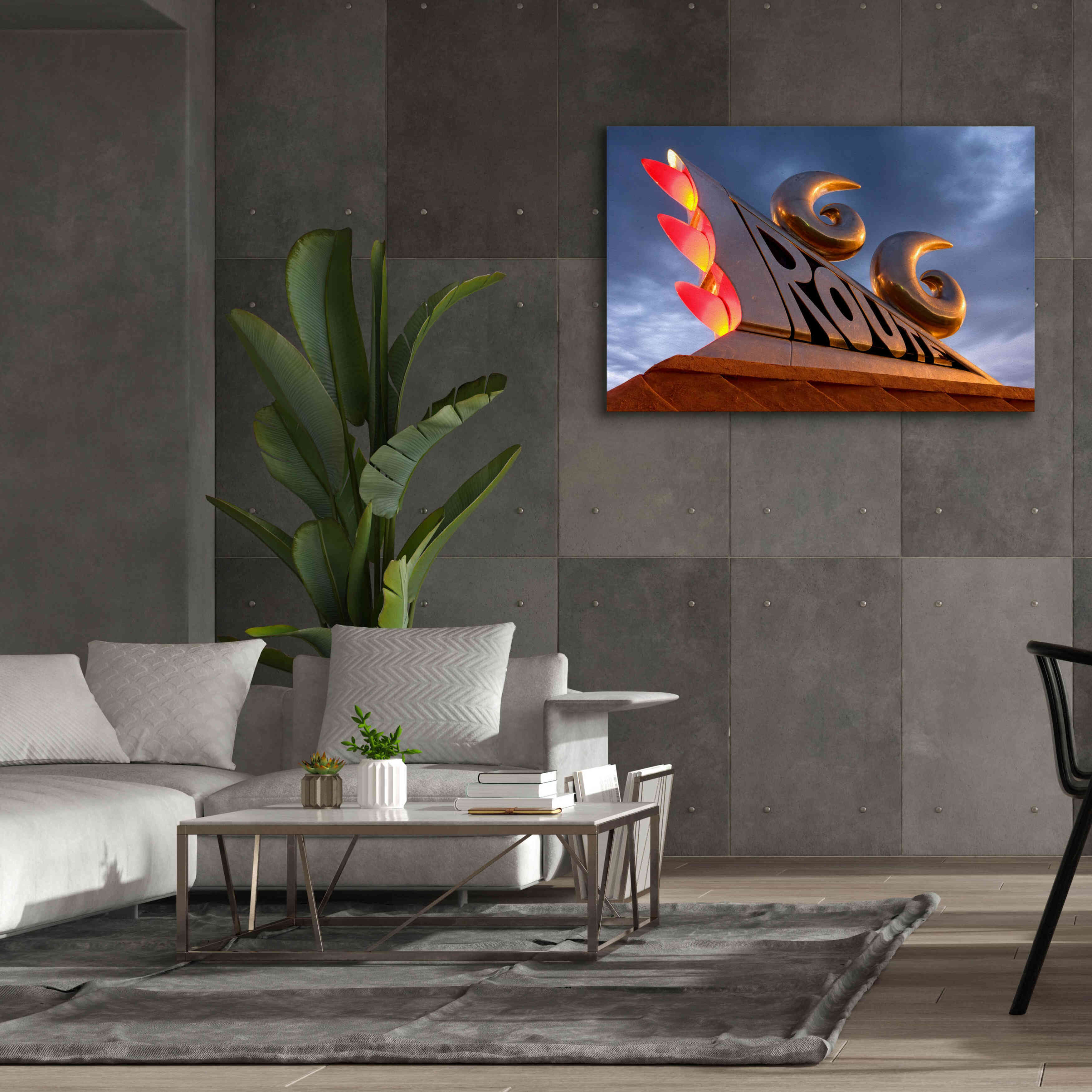 'Tucumcari Sculpture' by Mike Jones, Giclee Canvas Wall Art,60 x 40