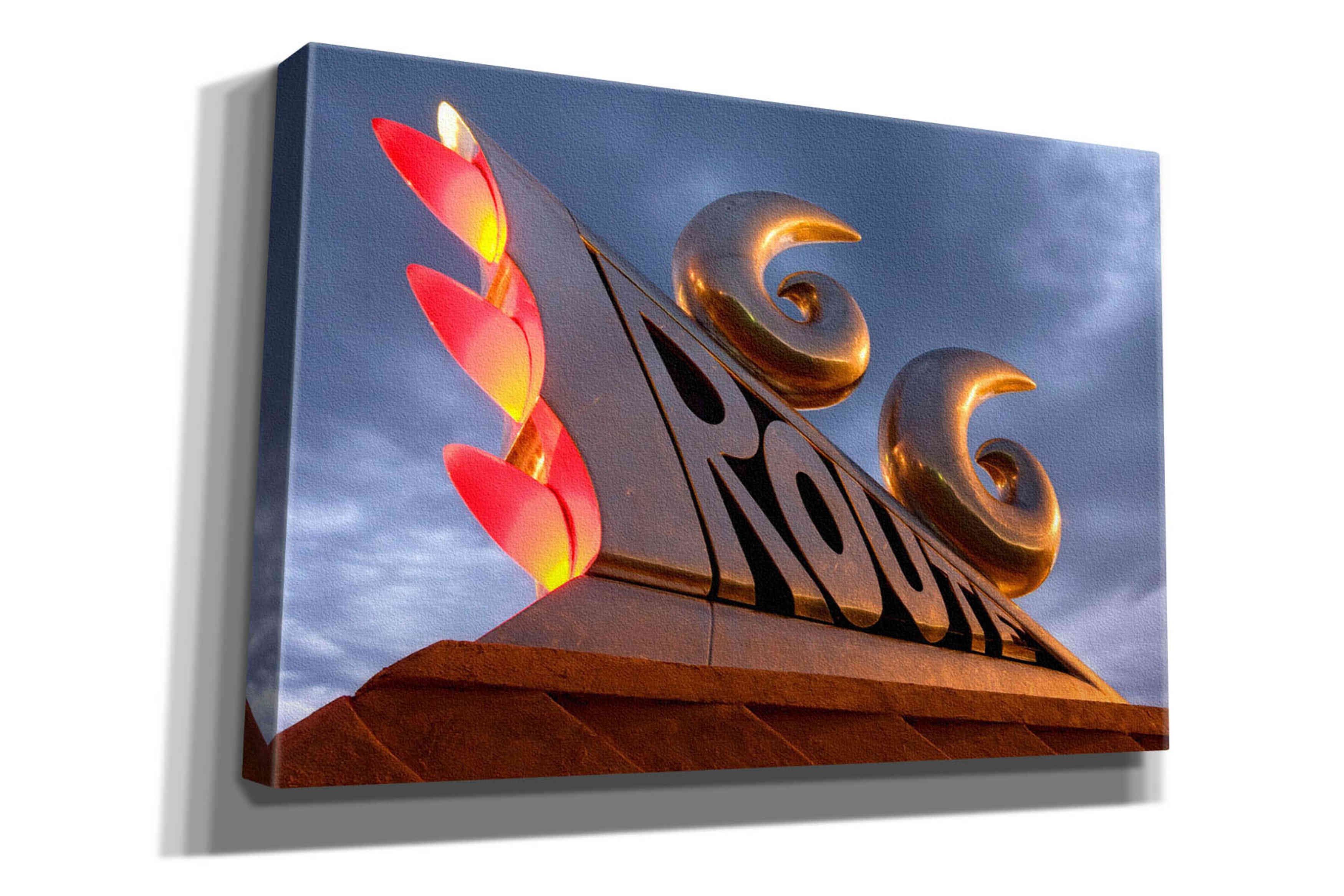 'Tucumcari Sculpture' by Mike Jones, Giclee Canvas Wall Art