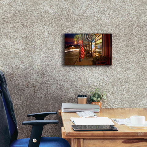 Image of 'Williams Rt Dusk' by Mike Jones, Giclee Canvas Wall Art,18 x 12