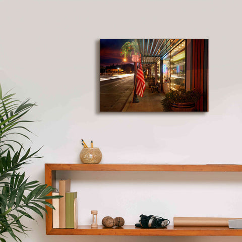 Image of 'Williams Rt Dusk' by Mike Jones, Giclee Canvas Wall Art,18 x 12