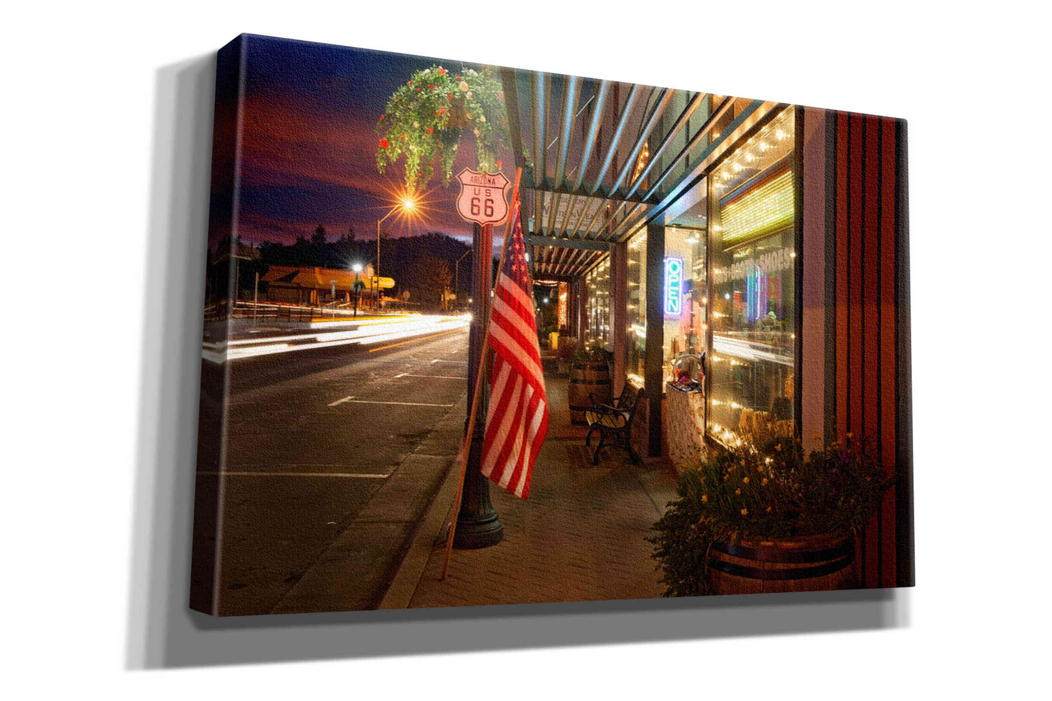 'Williams Rt Dusk' by Mike Jones, Giclee Canvas Wall Art