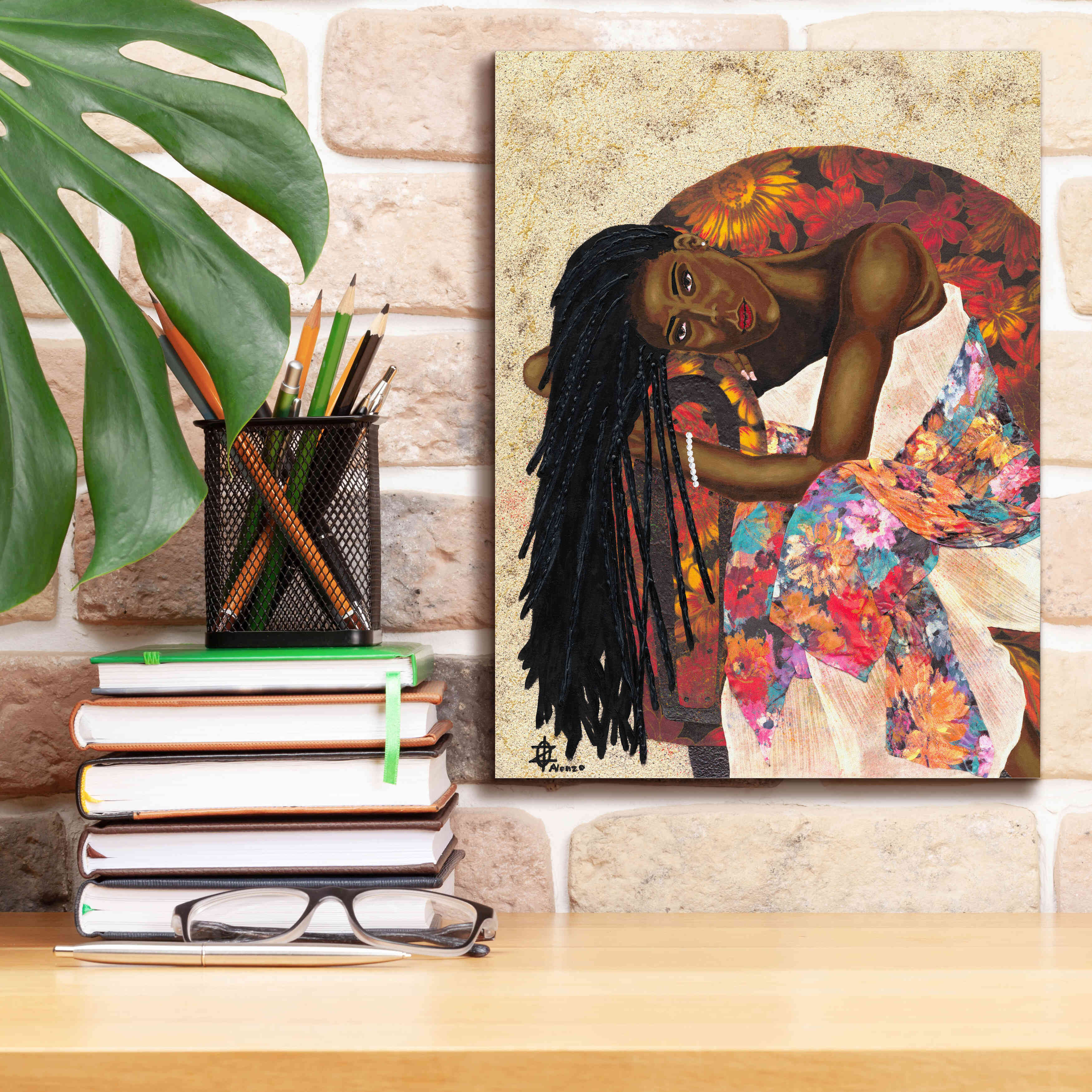 'Woman Strong III' by Alonzo Saunders, Giclee Canvas Wall Art,12 x 16