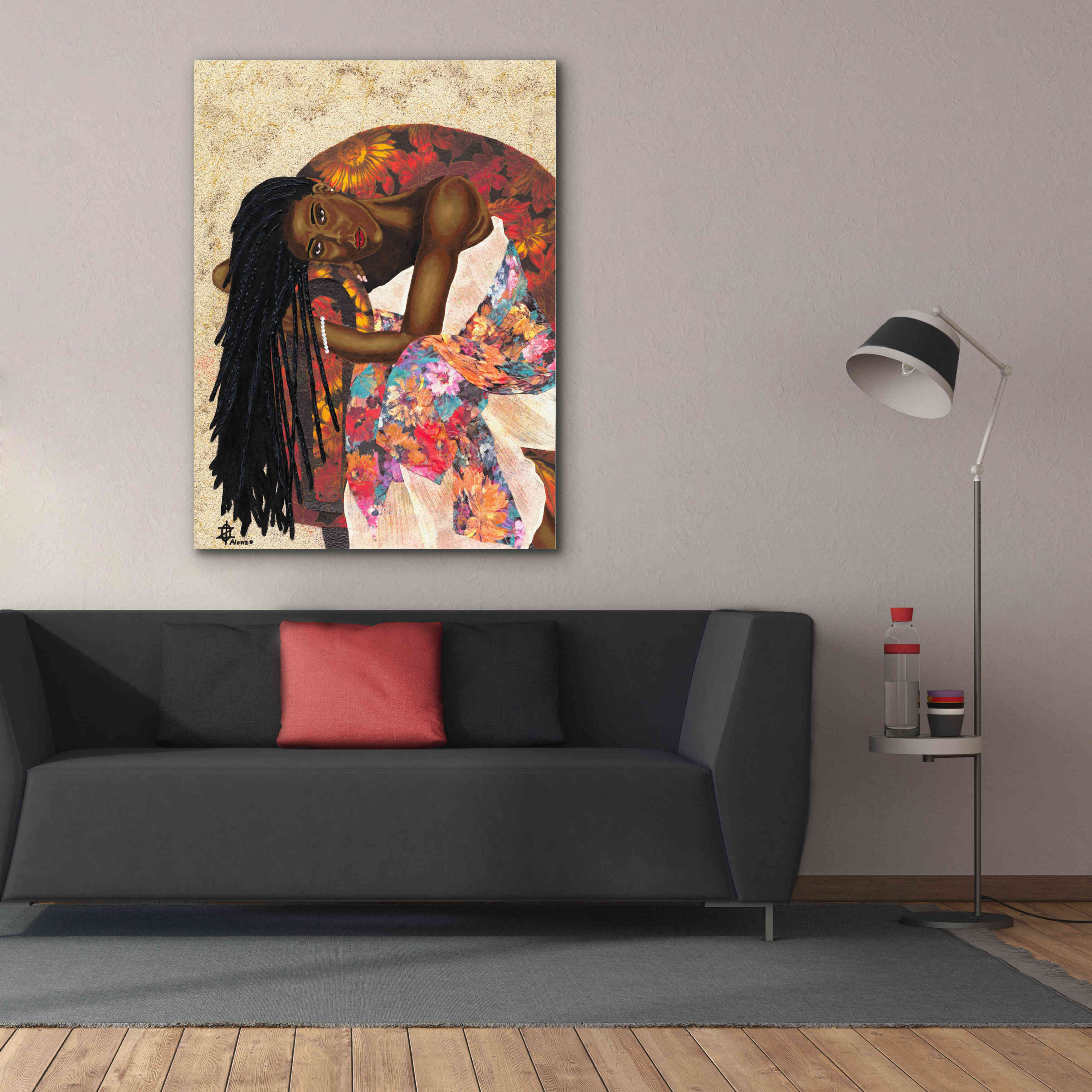 'Woman Strong III' by Alonzo Saunders, Giclee Canvas Wall Art,40 x 54