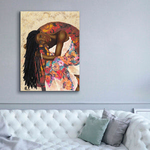 'Woman Strong III' by Alonzo Saunders, Giclee Canvas Wall Art,40 x 54