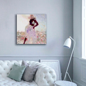 'Her Colorful Dance I' by Alonzo Saunders, Giclee Canvas Wall Art,37 x 37