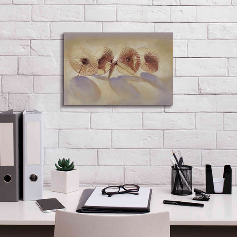 Image of 'Parisols I' by Bruce Dean, Giclee Canvas Wall Art,18x12