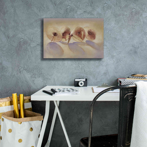 Image of 'Parisols I' by Bruce Dean, Giclee Canvas Wall Art,18x12