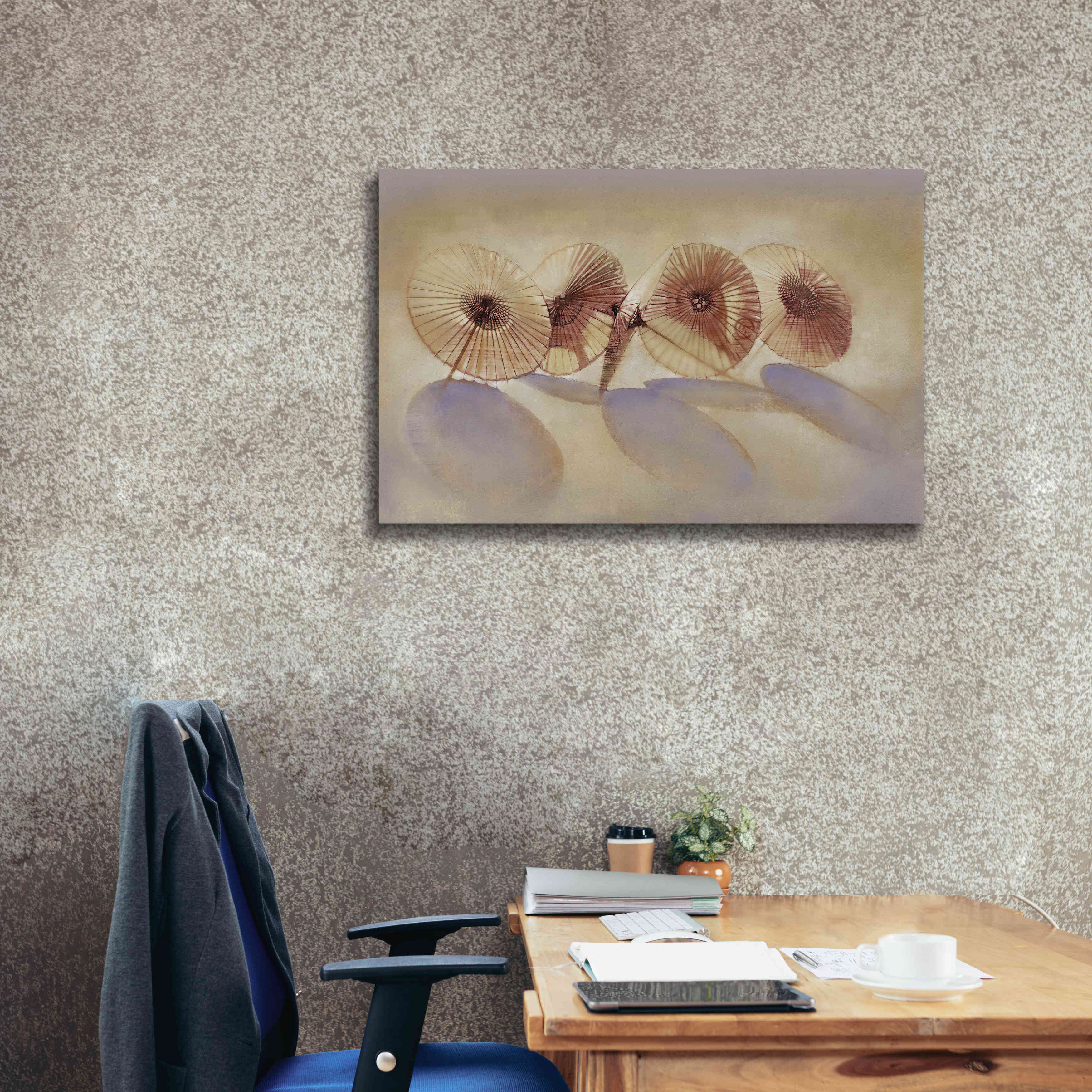 'Parisols I' by Bruce Dean, Giclee Canvas Wall Art,40x26