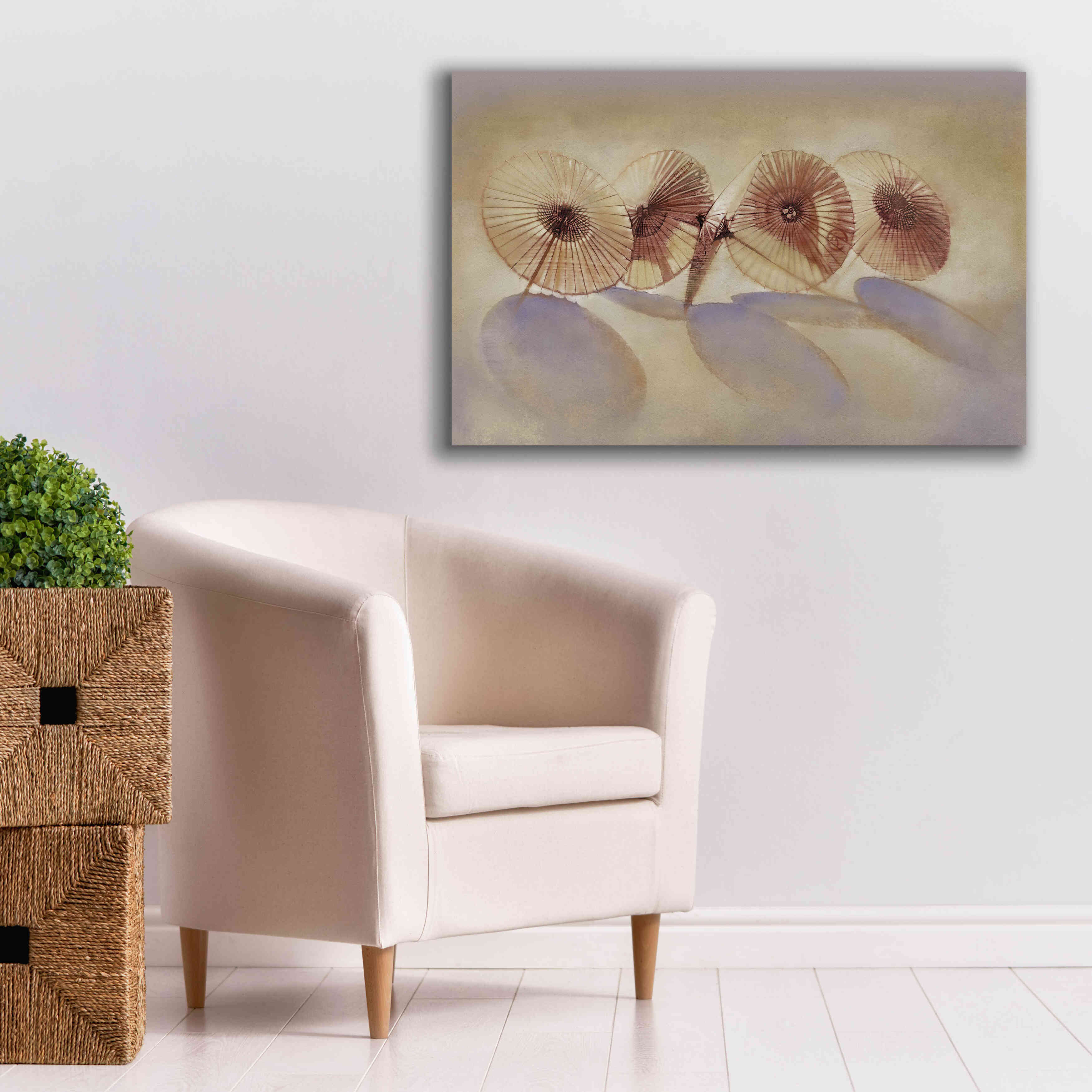'Parisols I' by Bruce Dean, Giclee Canvas Wall Art,40x26