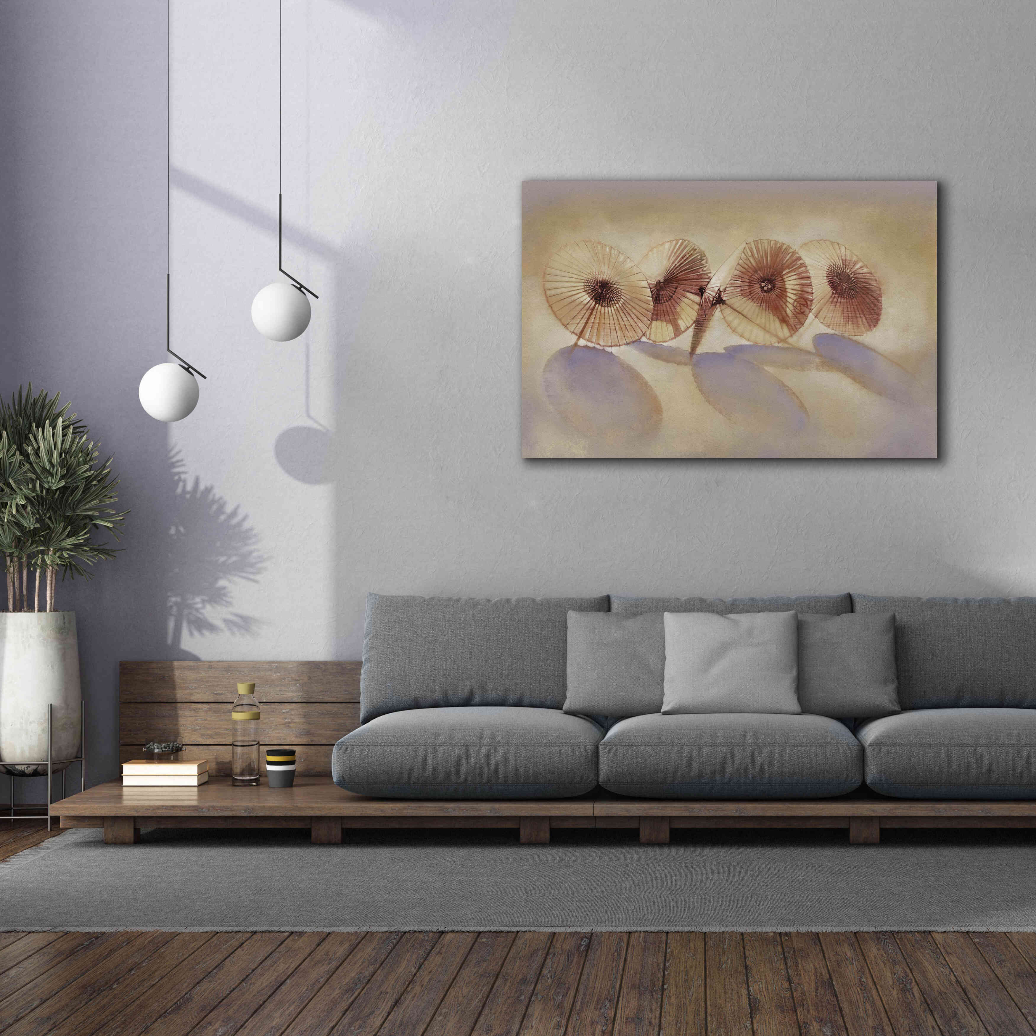 'Parisols I' by Bruce Dean, Giclee Canvas Wall Art,60x40
