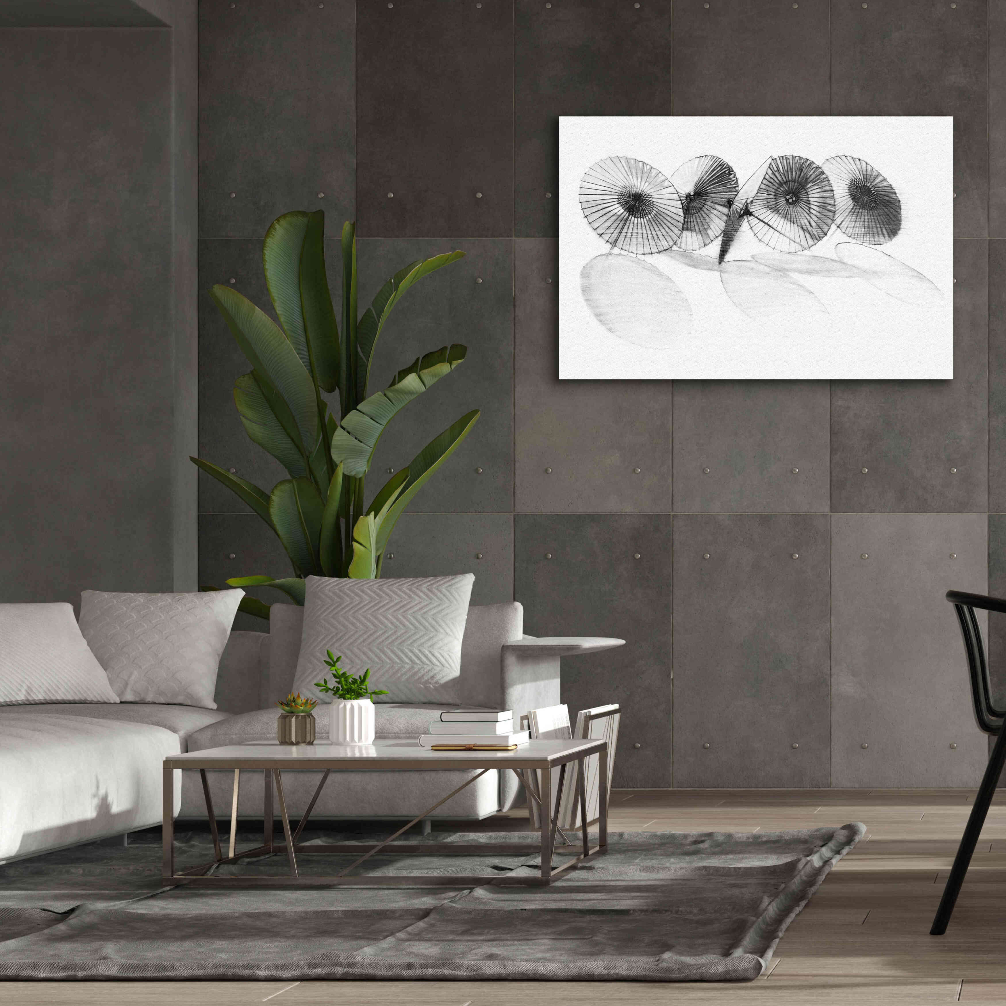 'Parisols II' by Bruce Dean, Giclee Canvas Wall Art,60x40