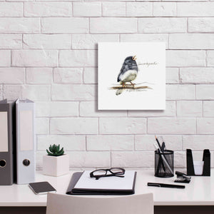 'Songbird Study VI' by Bruce Dean, Giclee Canvas Wall Art,12x12