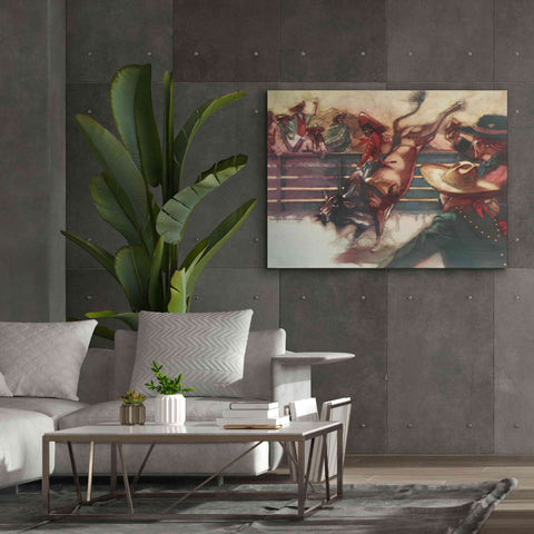Image of 'The Rodeo' by Bruce Dean, Giclee Canvas Wall Art,54x40