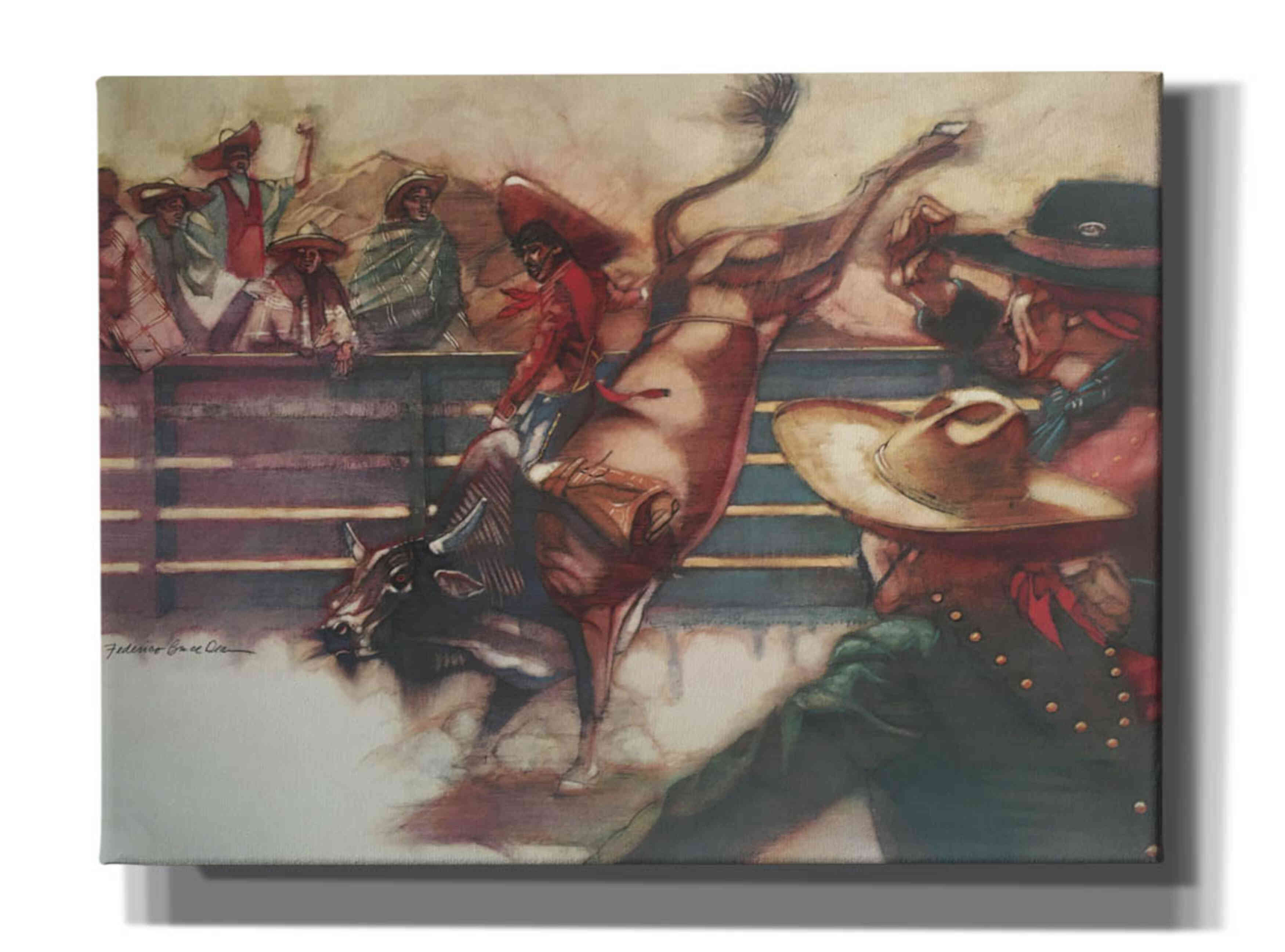 'The Rodeo' by Bruce Dean, Giclee Canvas Wall Art