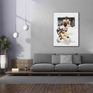 'The Tackle' by Bruce Dean, Giclee Canvas Wall Art,40x54