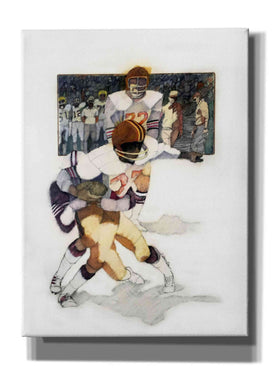 'The Tackle' by Bruce Dean, Giclee Canvas Wall Art
