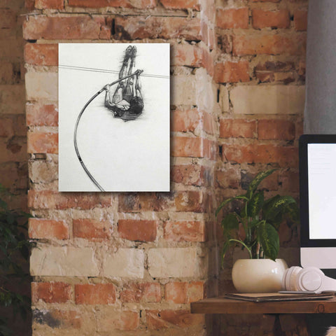 Image of 'The Vaulter' by Bruce Dean, Giclee Canvas Wall Art,12x16