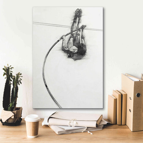 Image of 'The Vaulter' by Bruce Dean, Giclee Canvas Wall Art,18x26