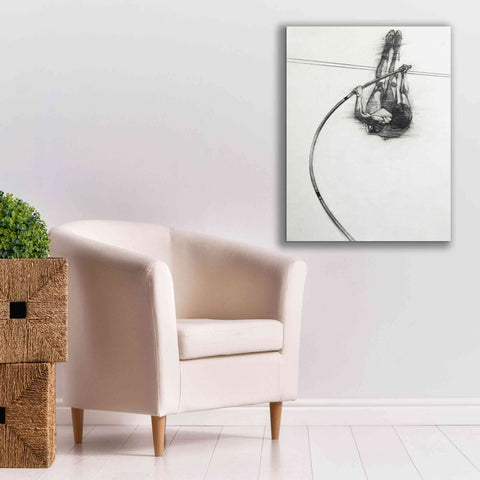 Image of 'The Vaulter' by Bruce Dean, Giclee Canvas Wall Art,26x34