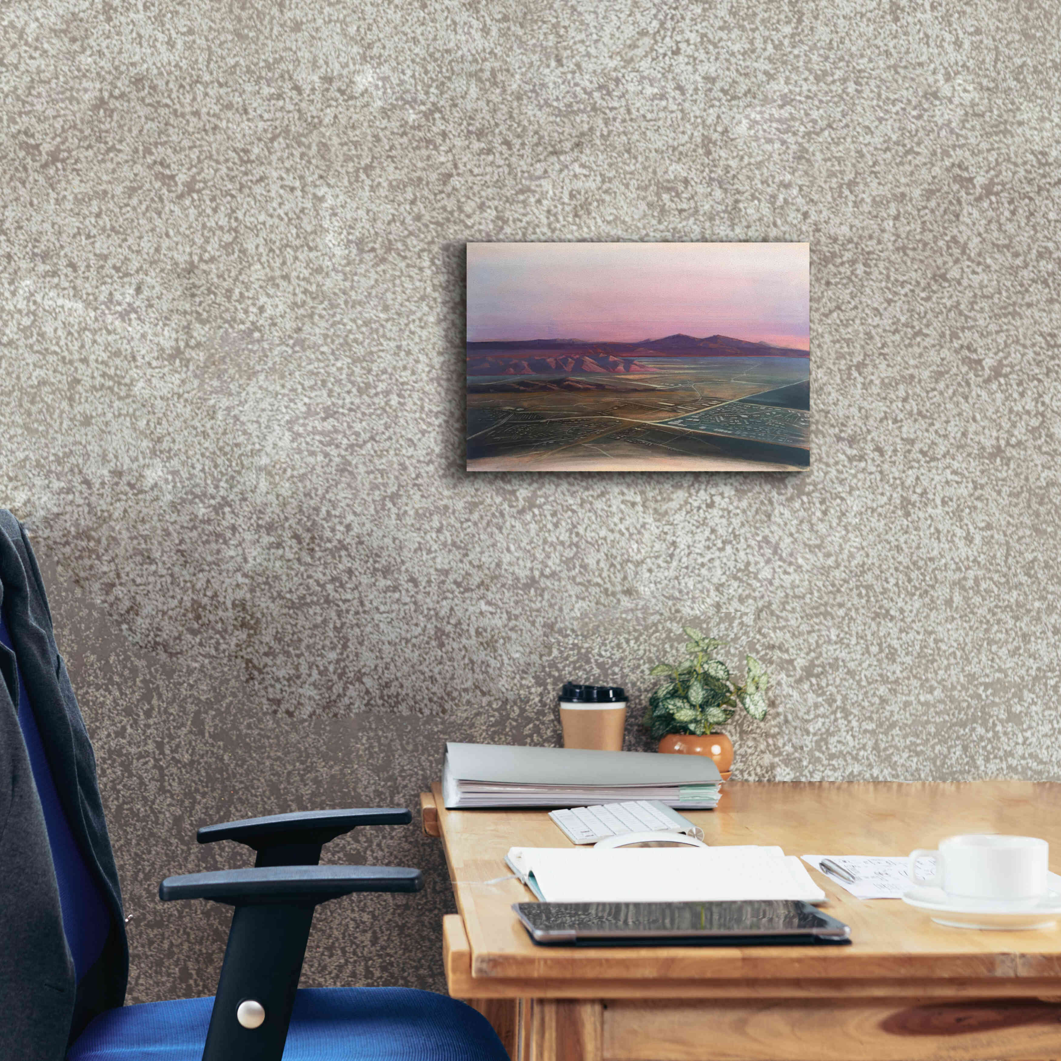 'Breathtaking Valley' by Bruce Dean, Giclee Canvas Wall Art,18x12