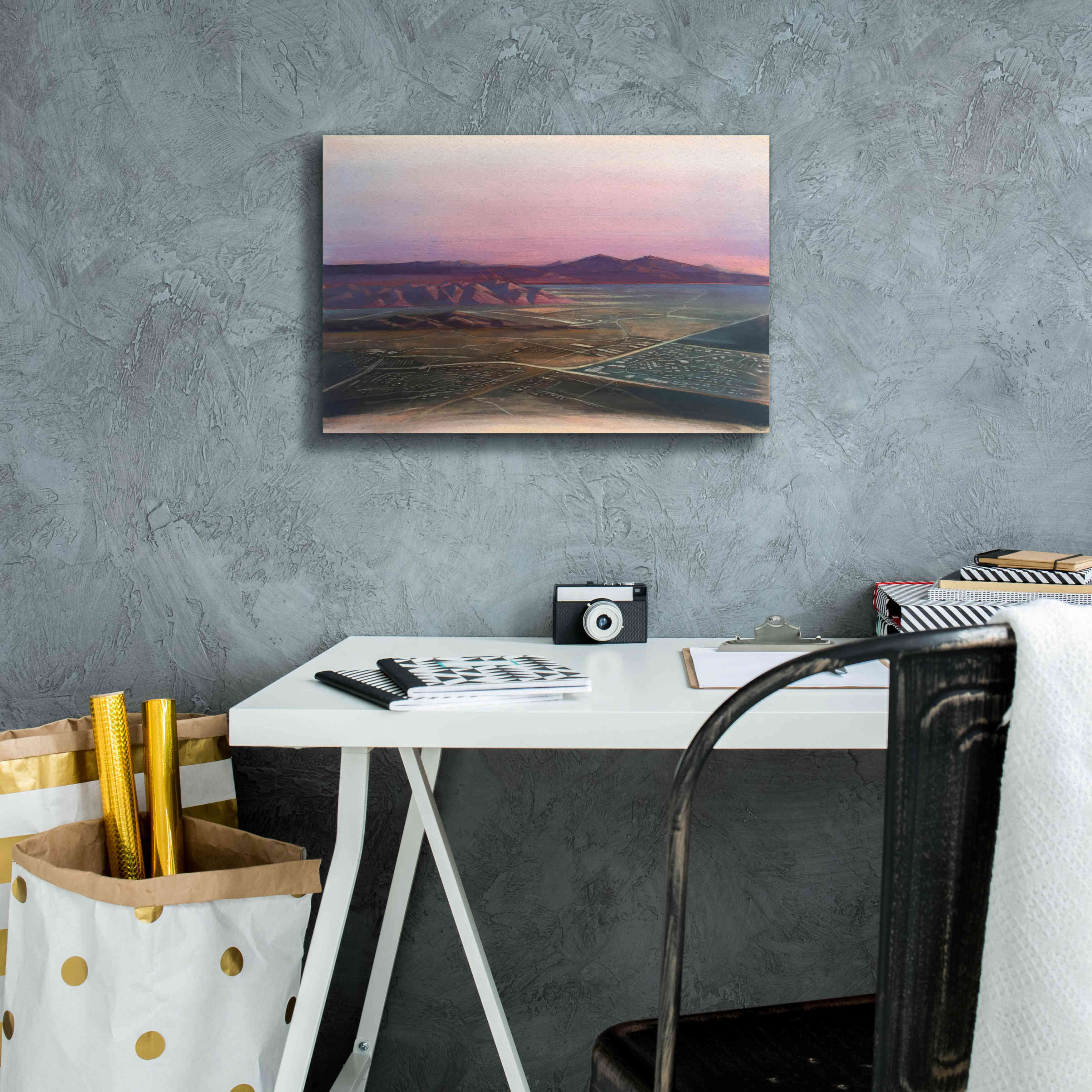 'Breathtaking Valley' by Bruce Dean, Giclee Canvas Wall Art,18x12