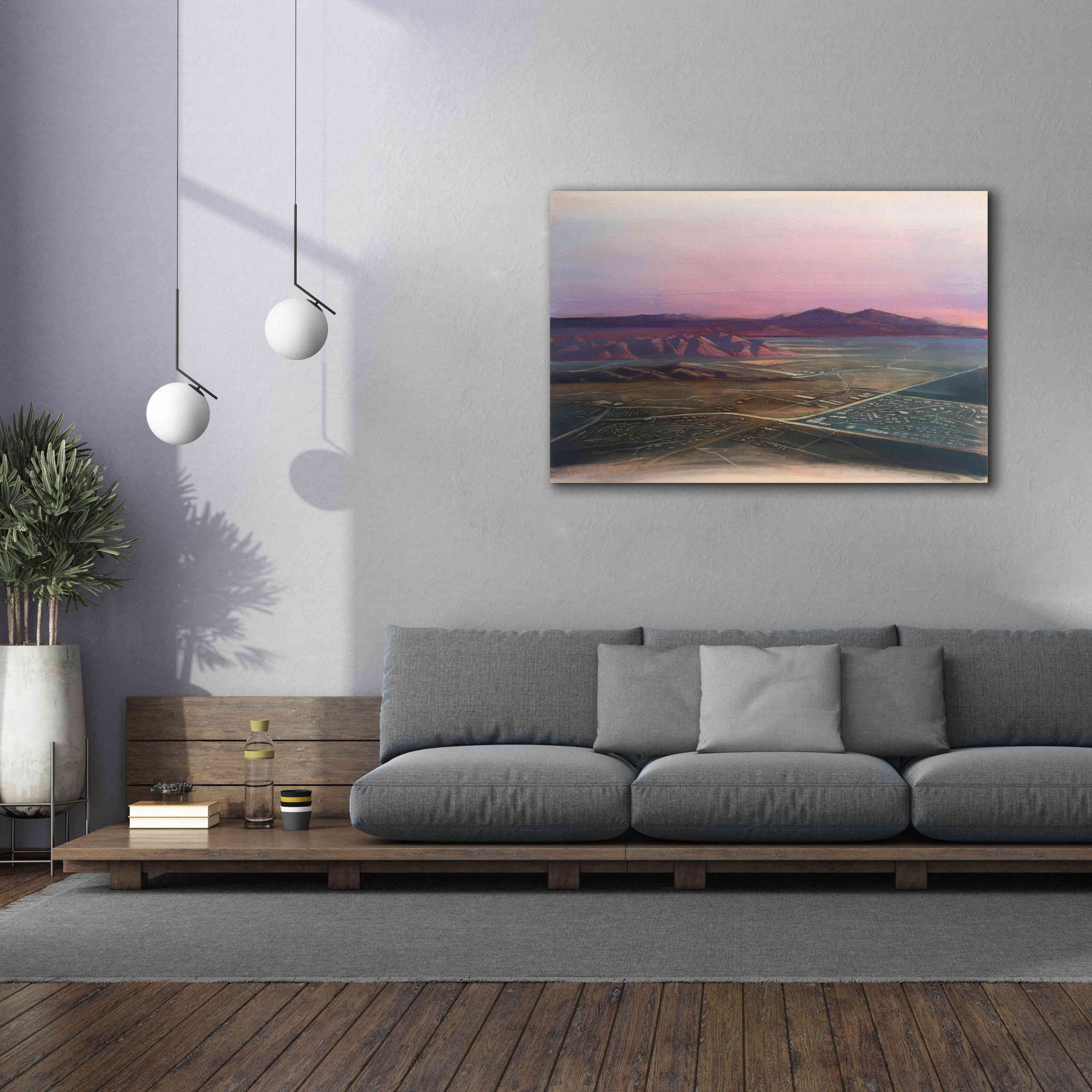 'Breathtaking Valley' by Bruce Dean, Giclee Canvas Wall Art,60x40