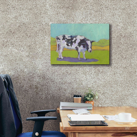 Image of 'Pasture Cow I' by Carol Young, Giclee Canvas Wall Art,26x18