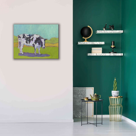 Image of 'Pasture Cow I' by Carol Young, Giclee Canvas Wall Art,34x26