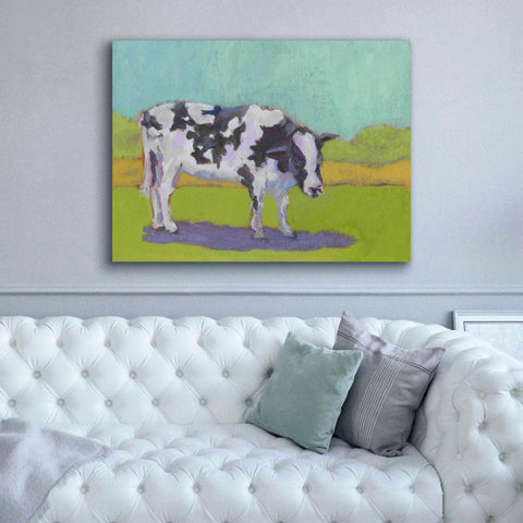 Image of 'Pasture Cow I' by Carol Young, Giclee Canvas Wall Art,54x40