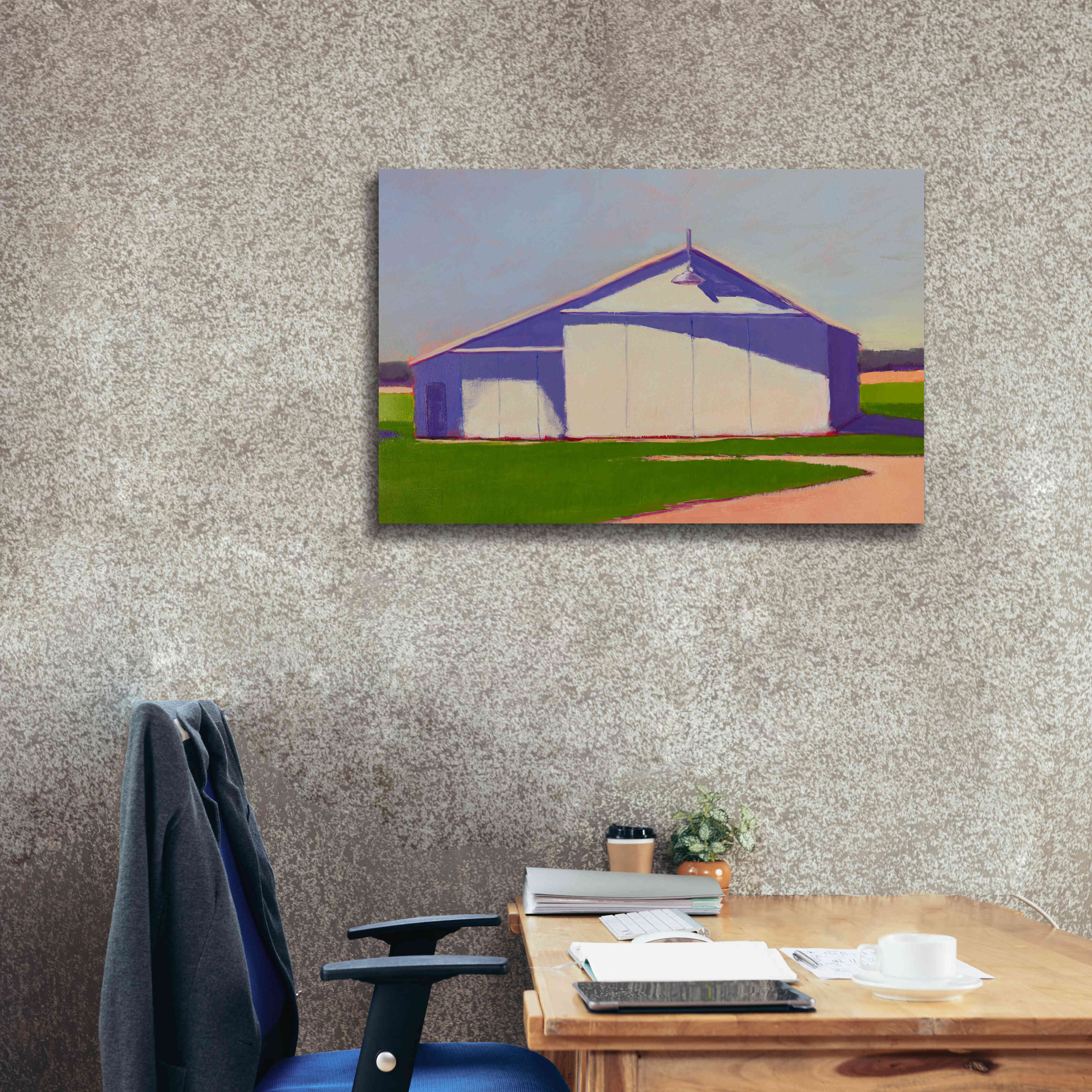 'Bucolic Structure VIII' by Carol Young, Giclee Canvas Wall Art,40x26