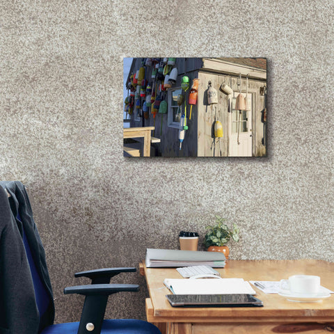 Image of 'Hut on Badgers Island I' by Emily Kalina, Giclee Canvas Wall Art,24x20
