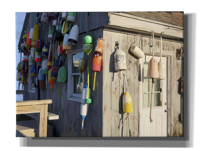 'Hut on Badgers Island I' by Emily Kalina, Giclee Canvas Wall Art