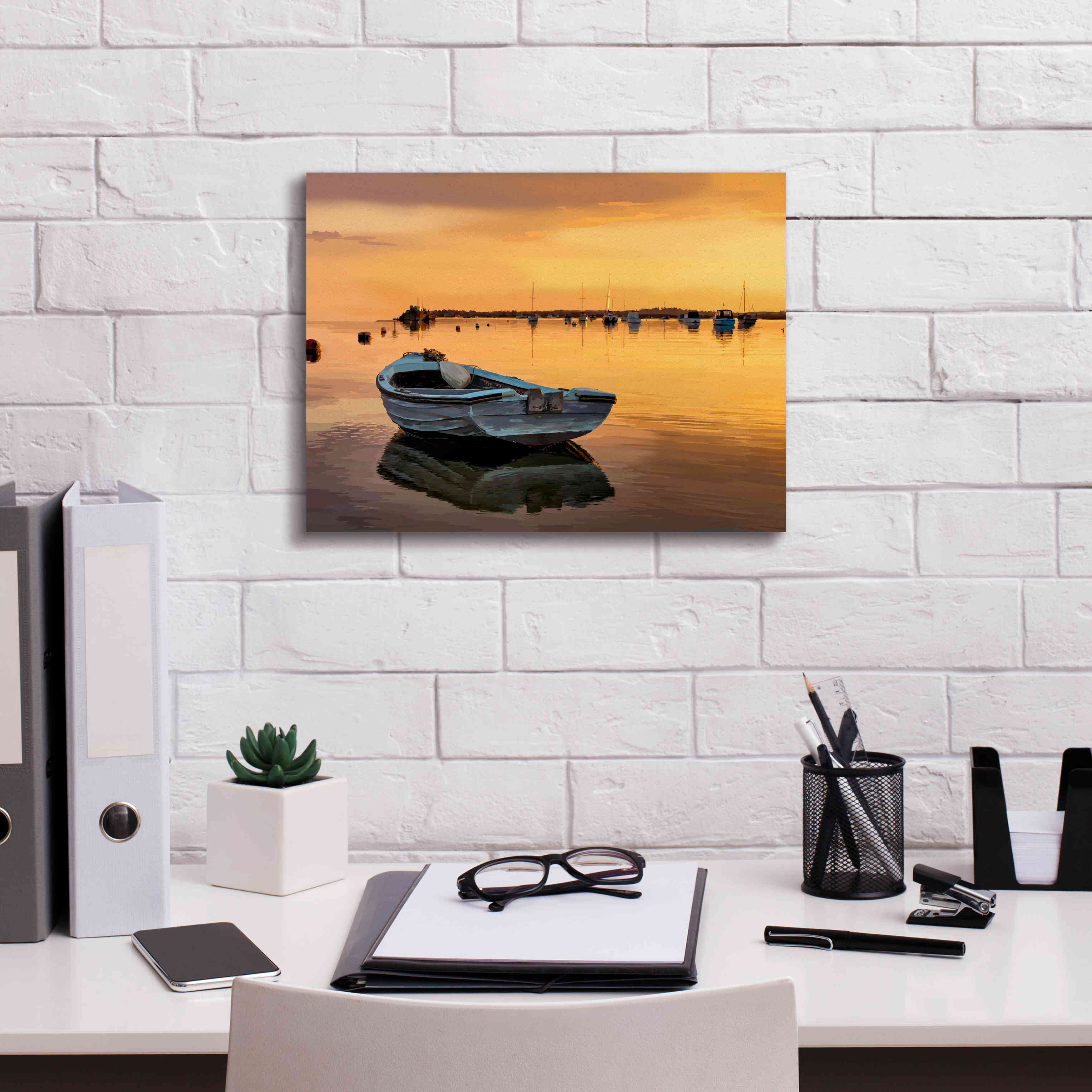 'In the Golden Light III' by Emily Kalina, Giclee Canvas Wall Art,16 x 12