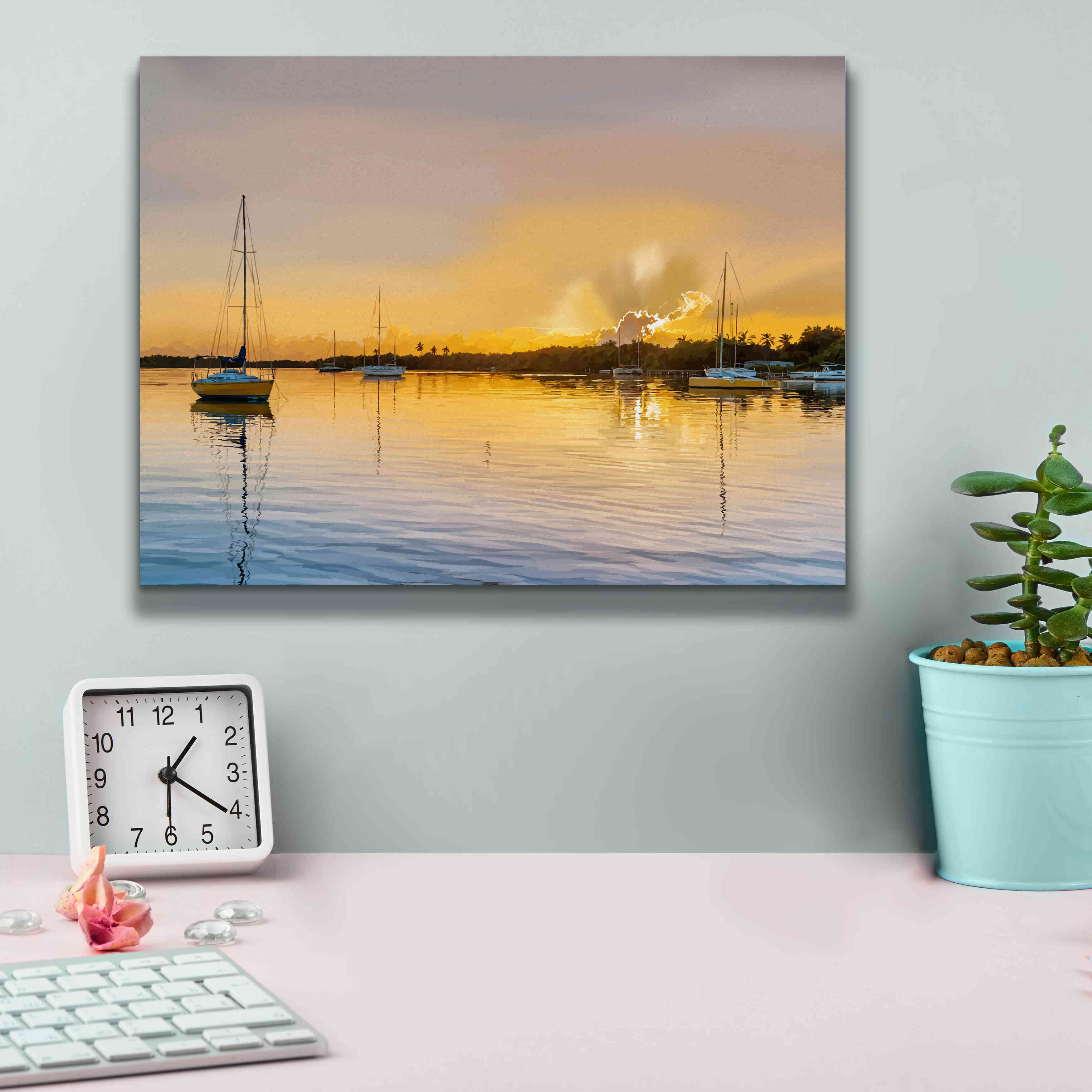 'In the Golden Light IV' by Emily Kalina, Giclee Canvas Wall Art,16 x 12