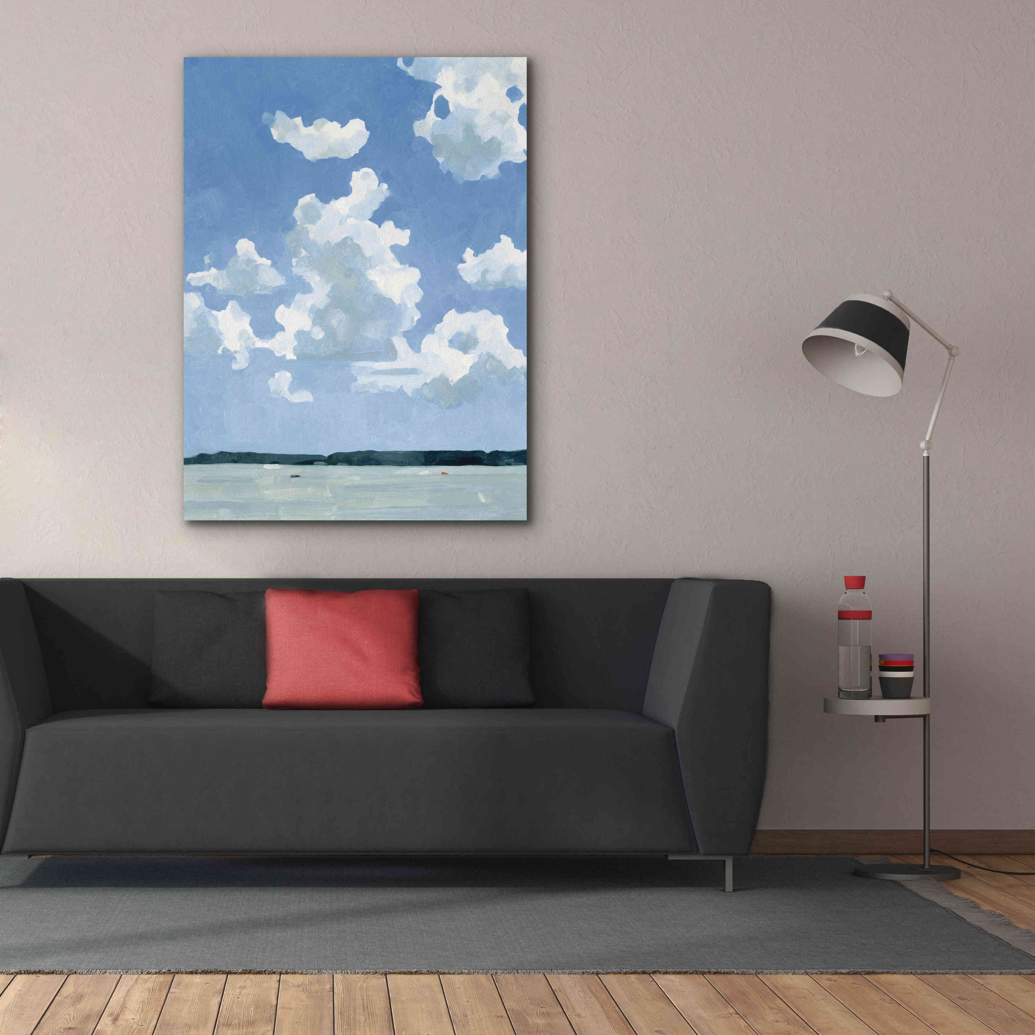 'July Lakeside I' by Emma Scarvey, Giclee Canvas Wall Art,40 x 54