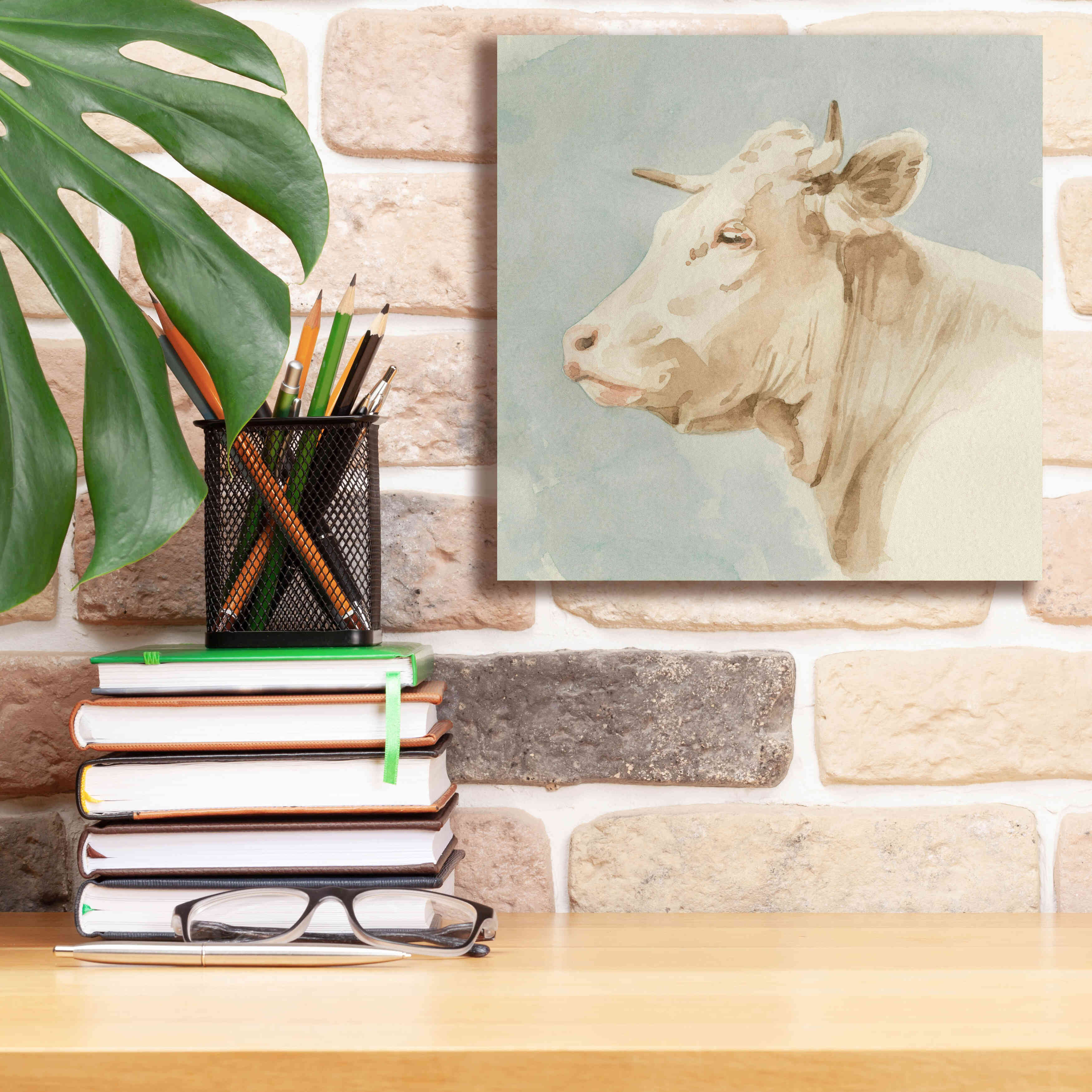 'Ferdinand I' by Emma Scarvey, Giclee Canvas Wall Art,12 x 12