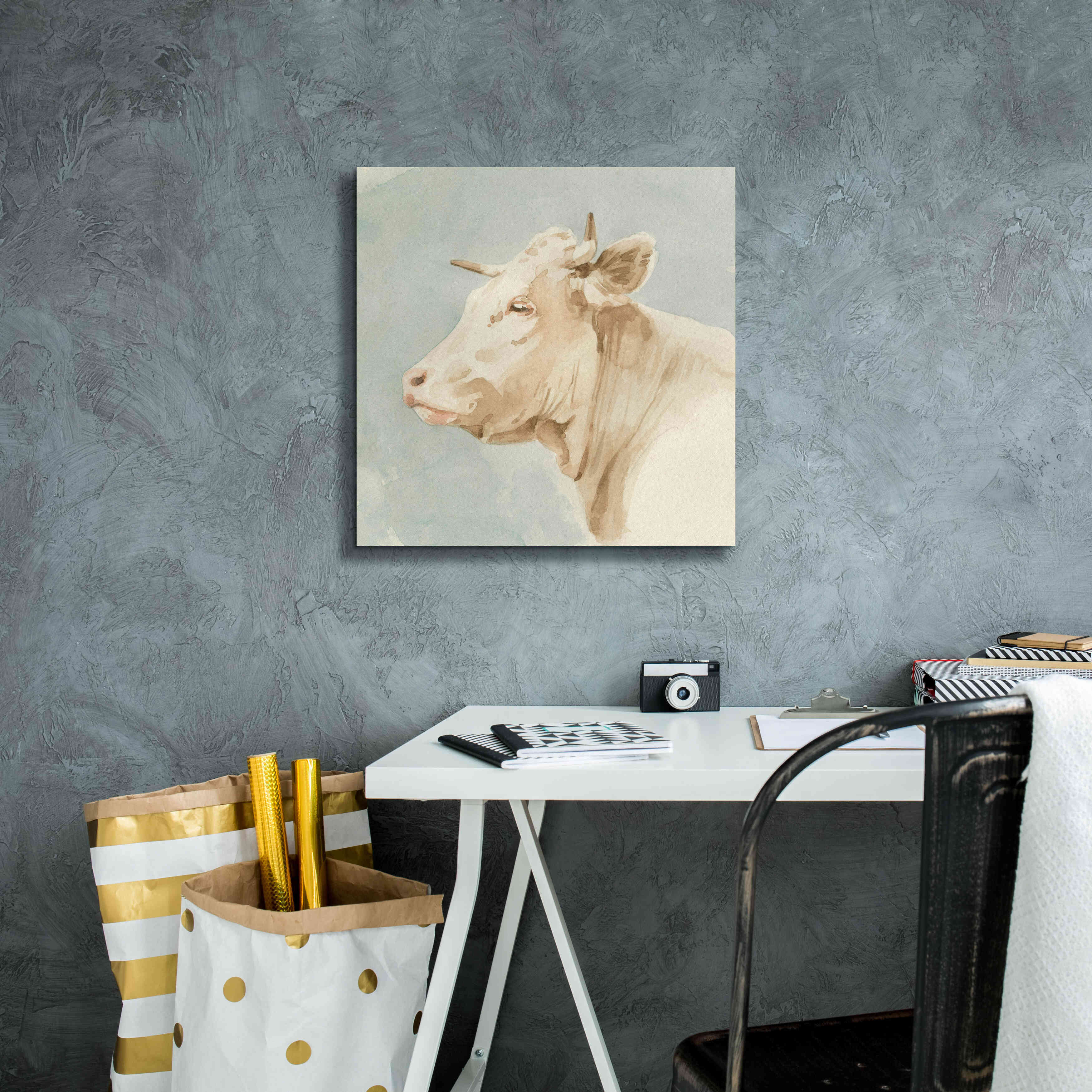 'Ferdinand I' by Emma Scarvey, Giclee Canvas Wall Art,18 x 18