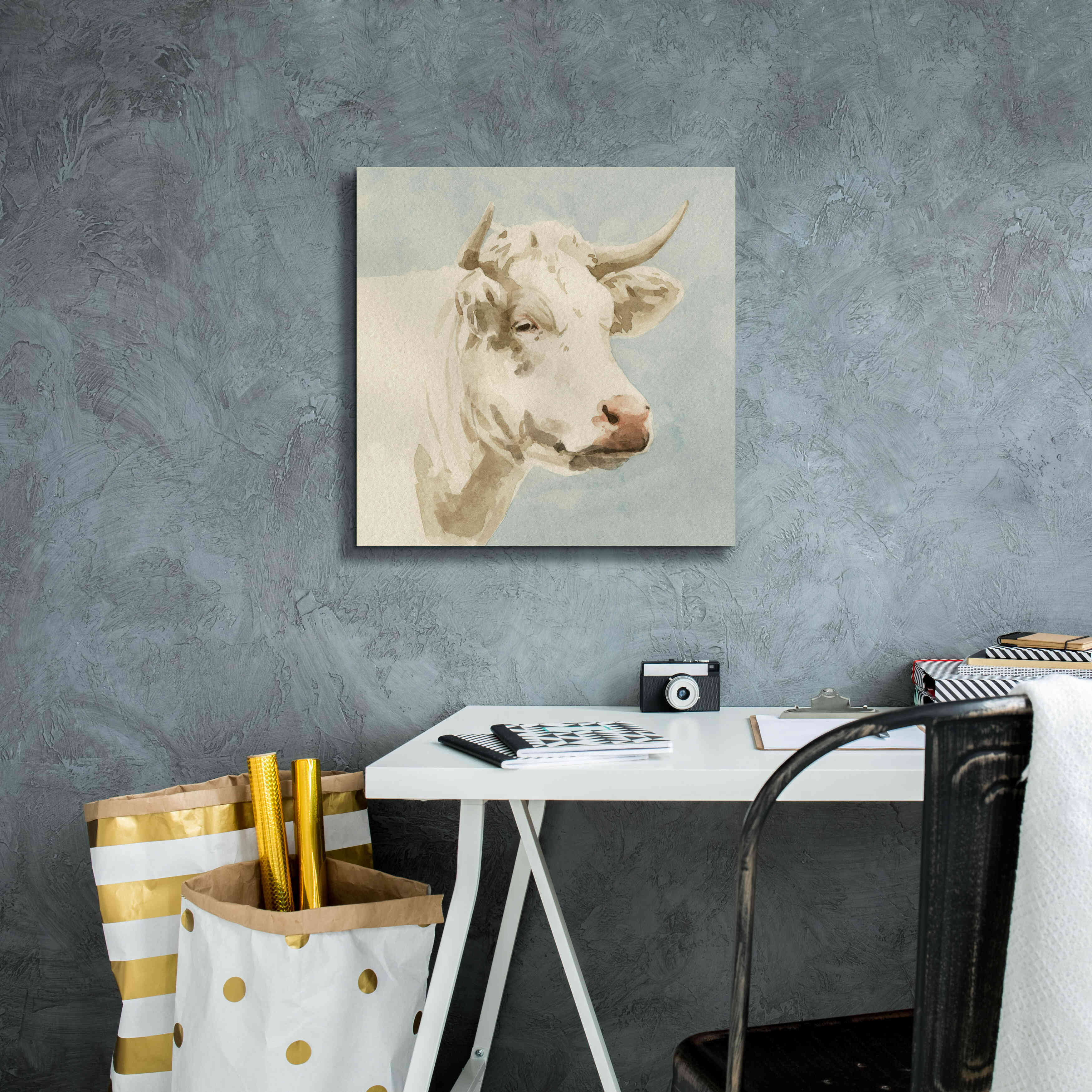 'Ferdinand II' by Emma Scarvey, Giclee Canvas Wall Art,18 x 18