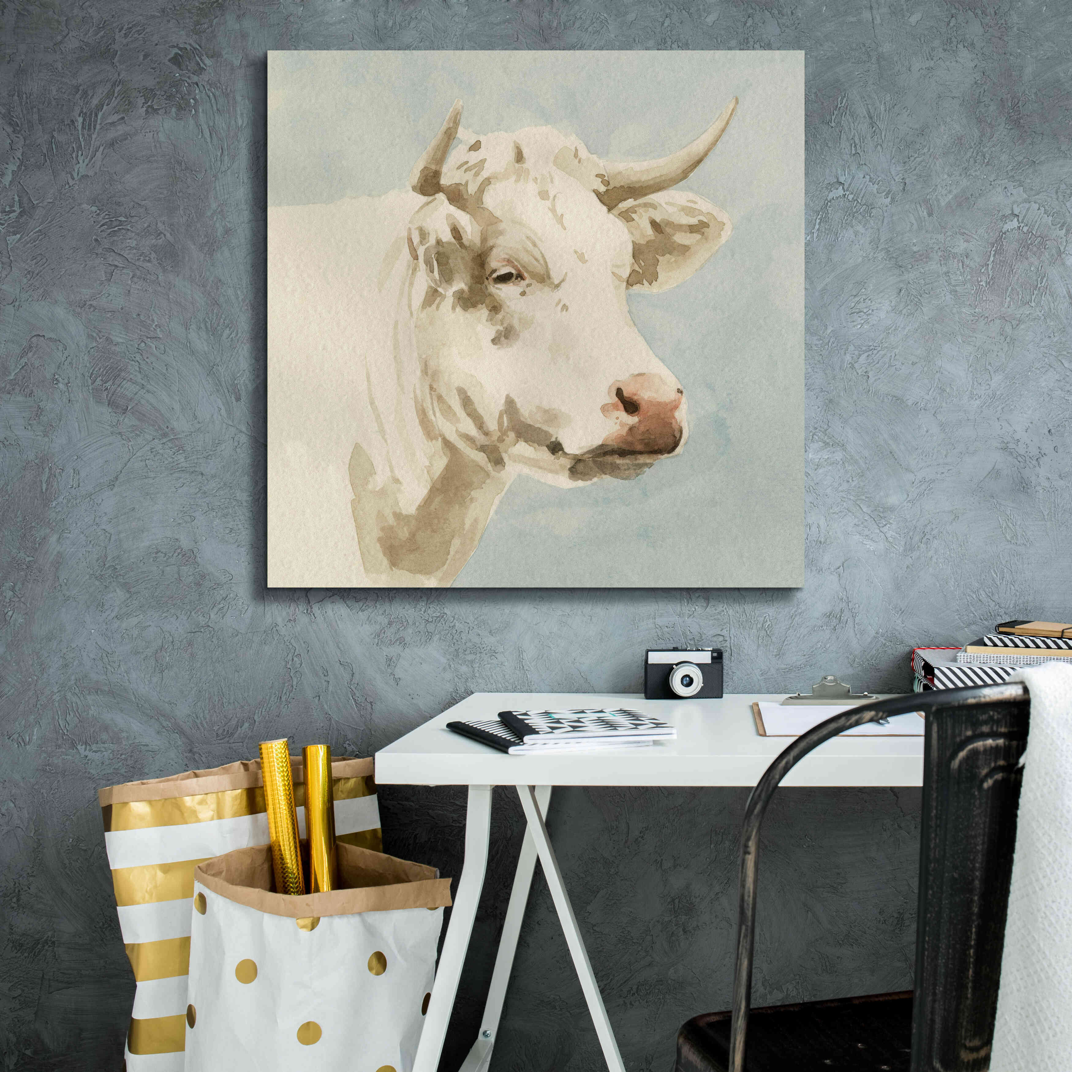 'Ferdinand II' by Emma Scarvey, Giclee Canvas Wall Art,26 x 26