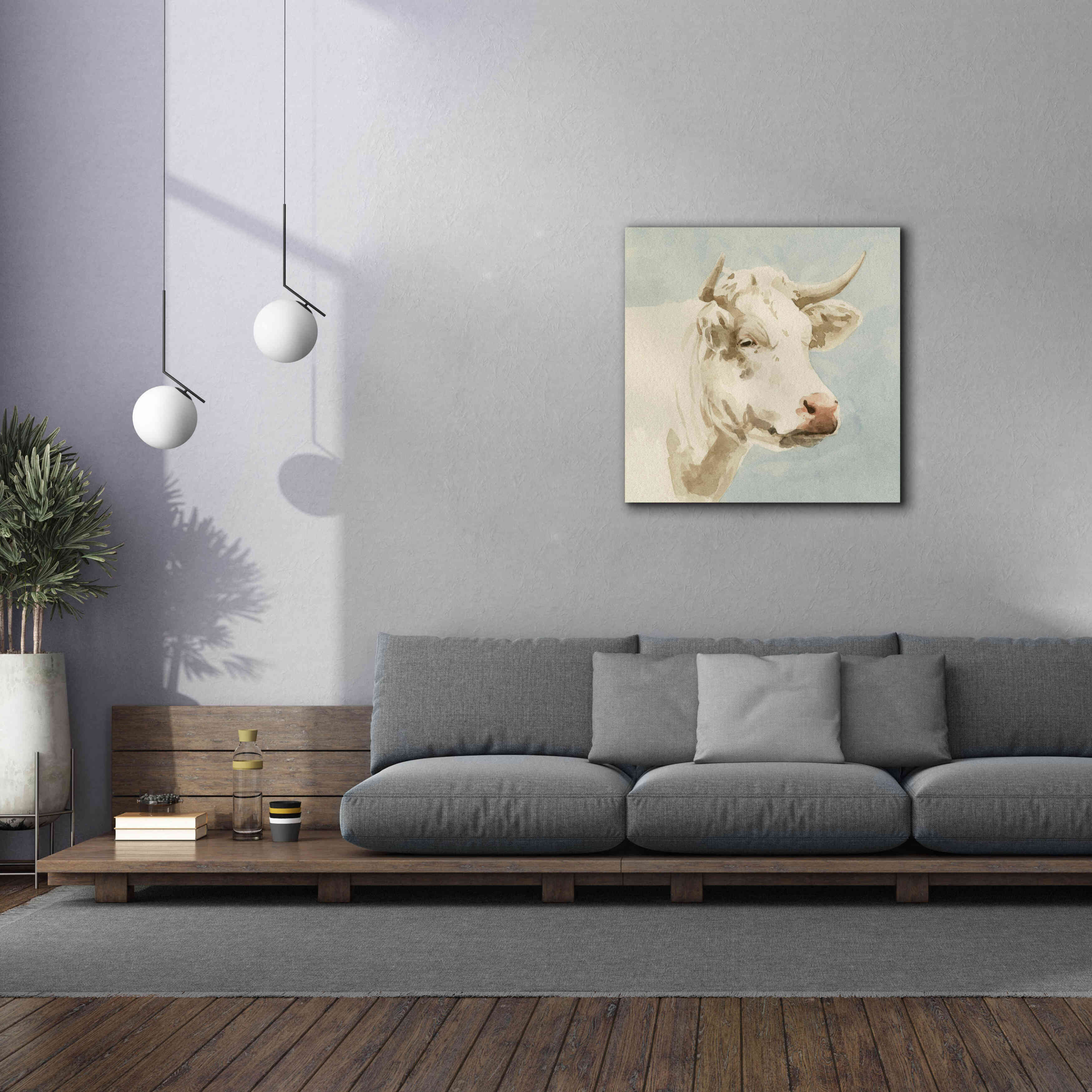 'Ferdinand II' by Emma Scarvey, Giclee Canvas Wall Art,37 x 37