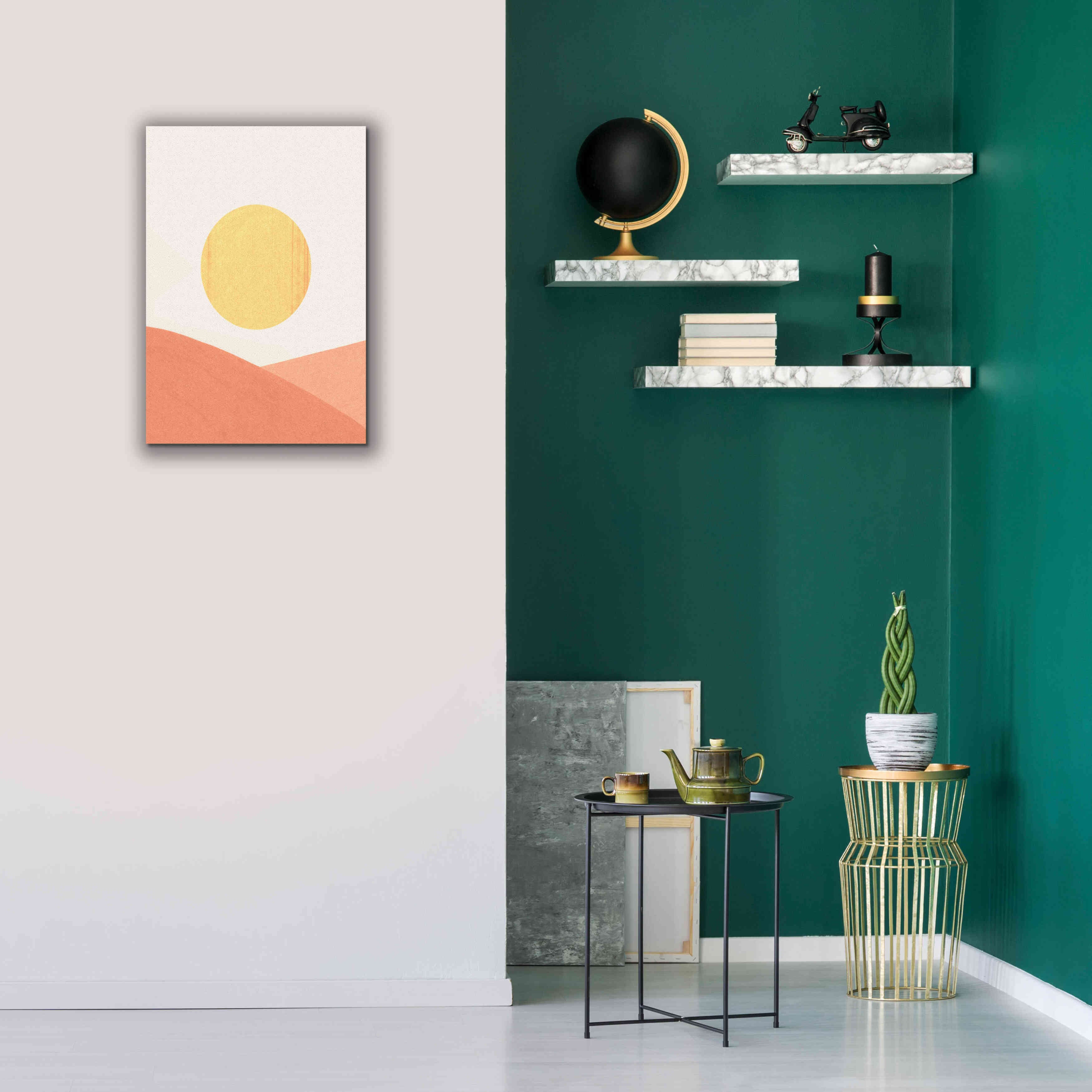 'Simple Boho Sun I' by Emma Scarvey, Giclee Canvas Wall Art,18 x 26