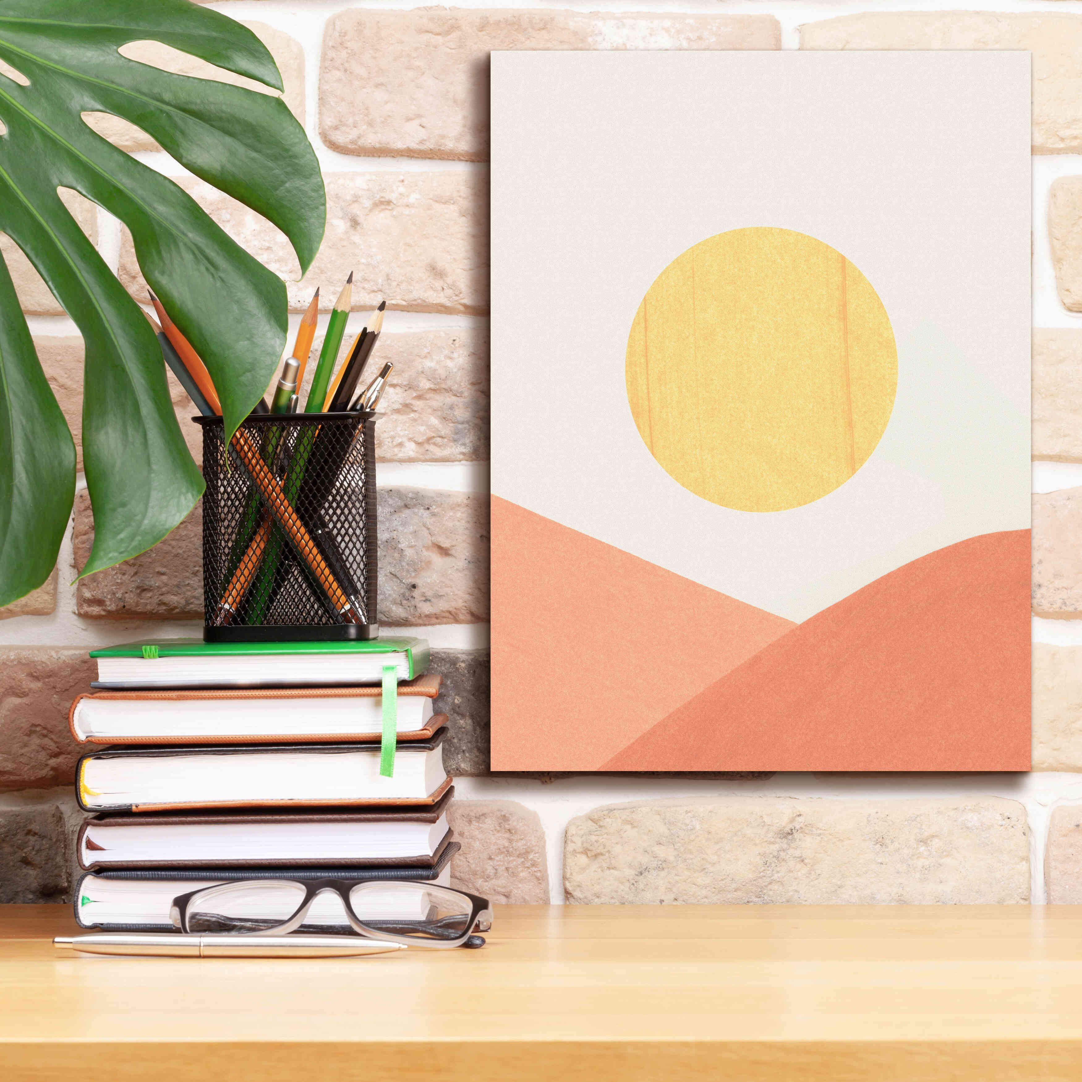 'Simple Boho Sun II' by Emma Scarvey, Giclee Canvas Wall Art,12 x 16